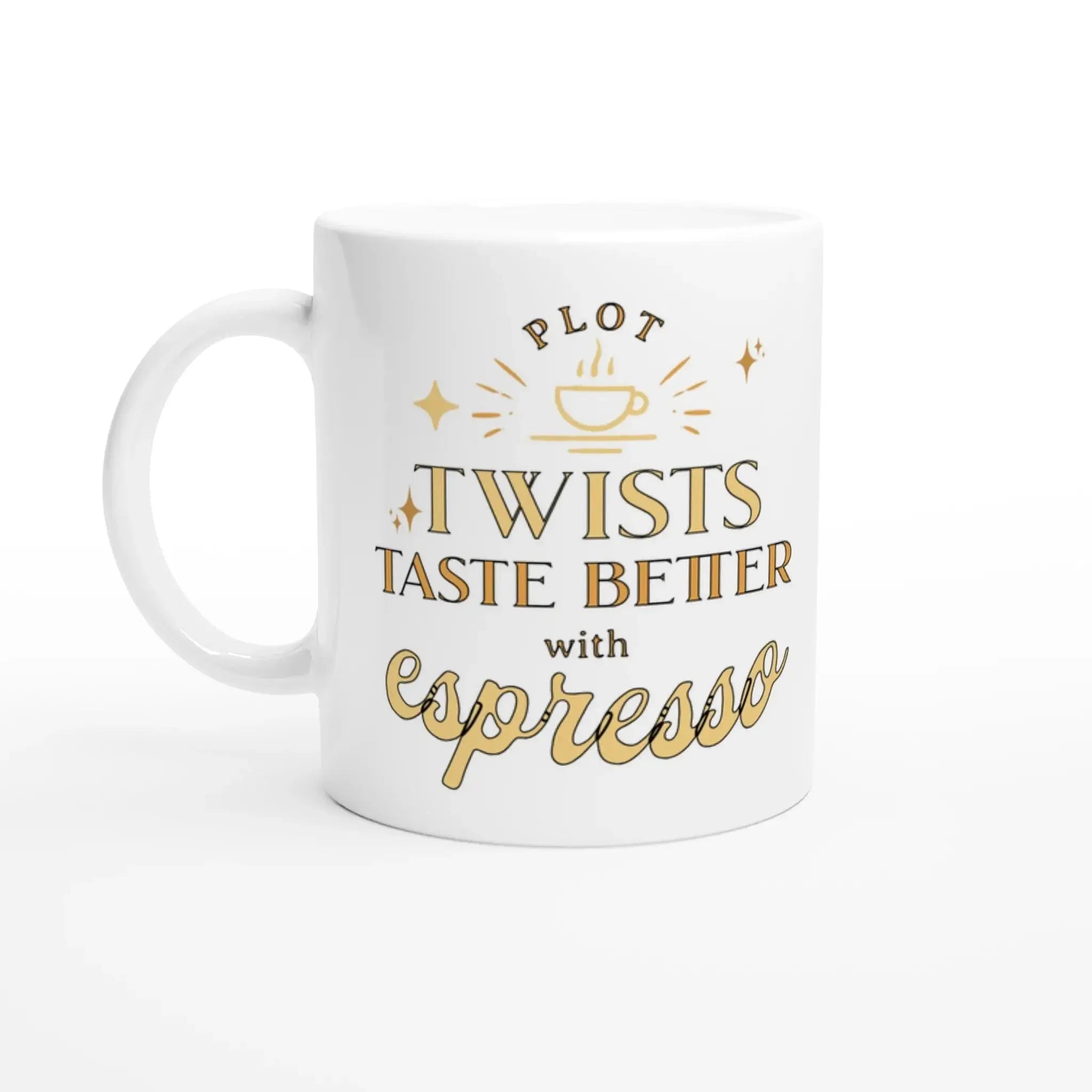 White 11oz Ceramic Mug - Mood In A Mug
