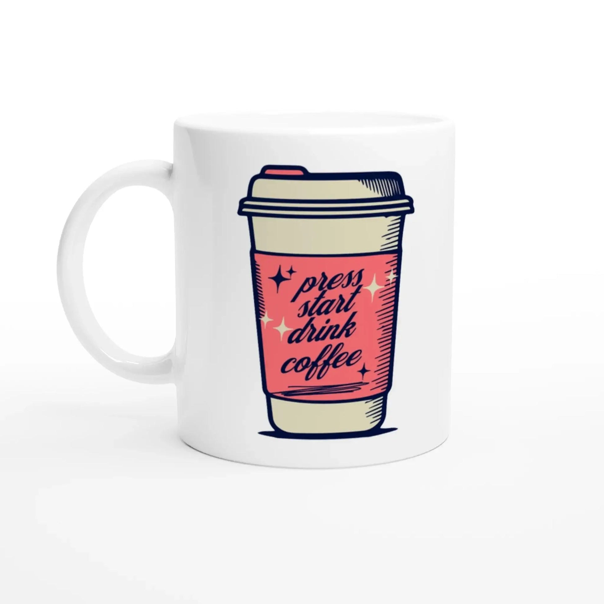 White 11oz Ceramic Mug - Mood In A Mug