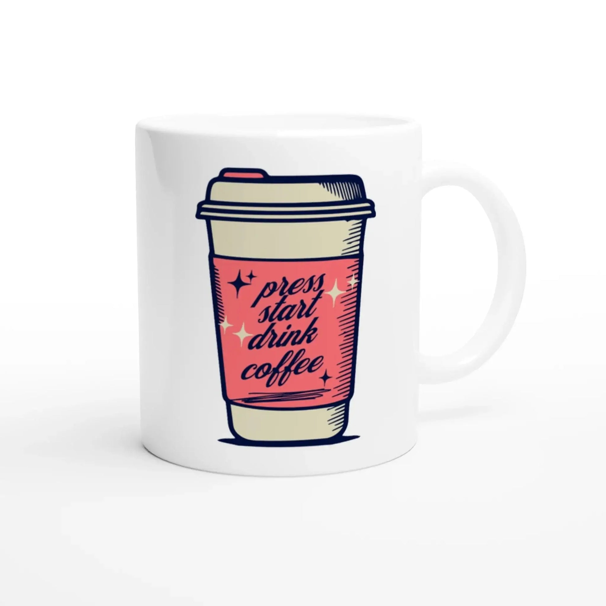 White 11oz Ceramic Mug - Mood In A Mug