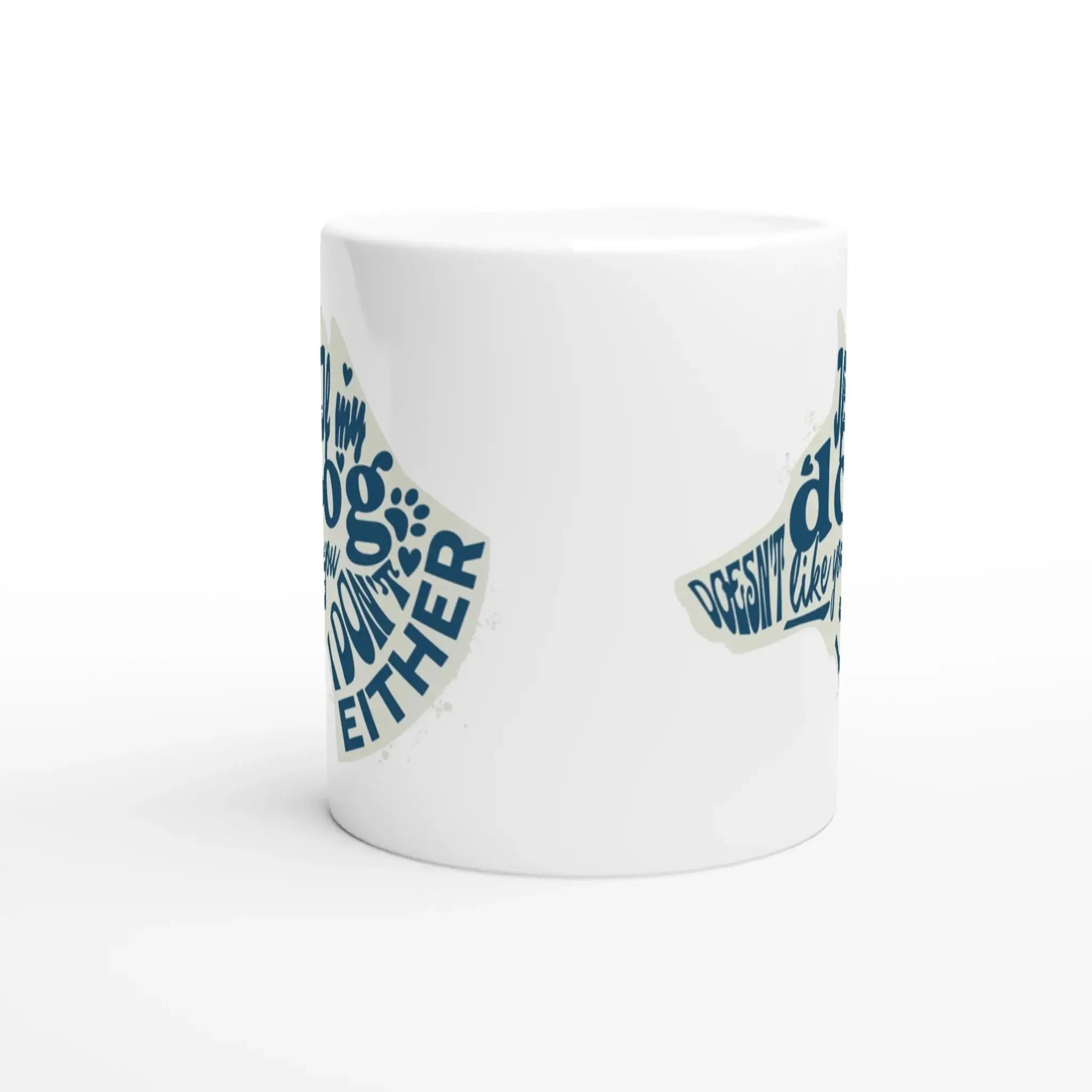 White 11oz Ceramic Mug - Mood In A Mug