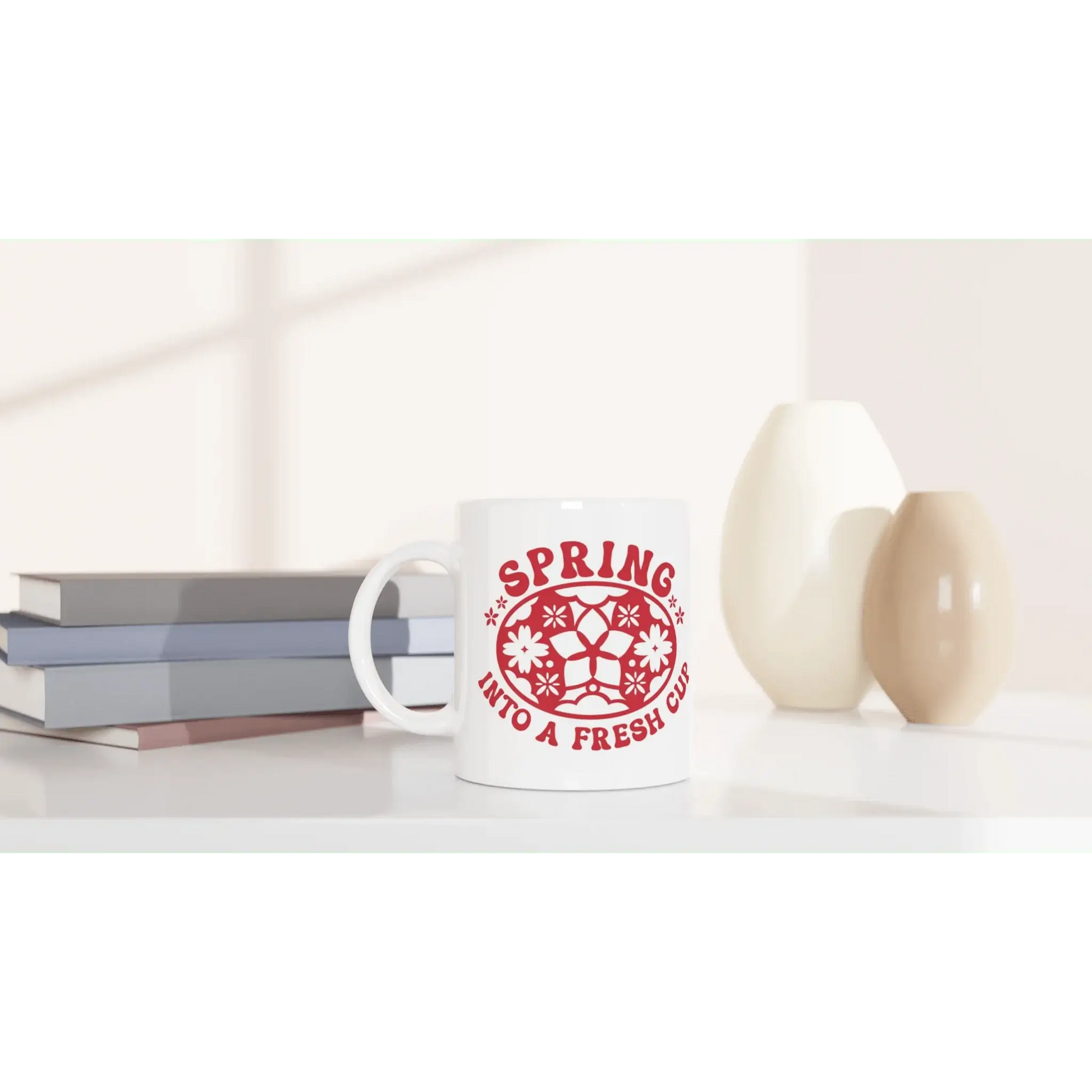 White 11oz Ceramic Mug - Mood In A Mug