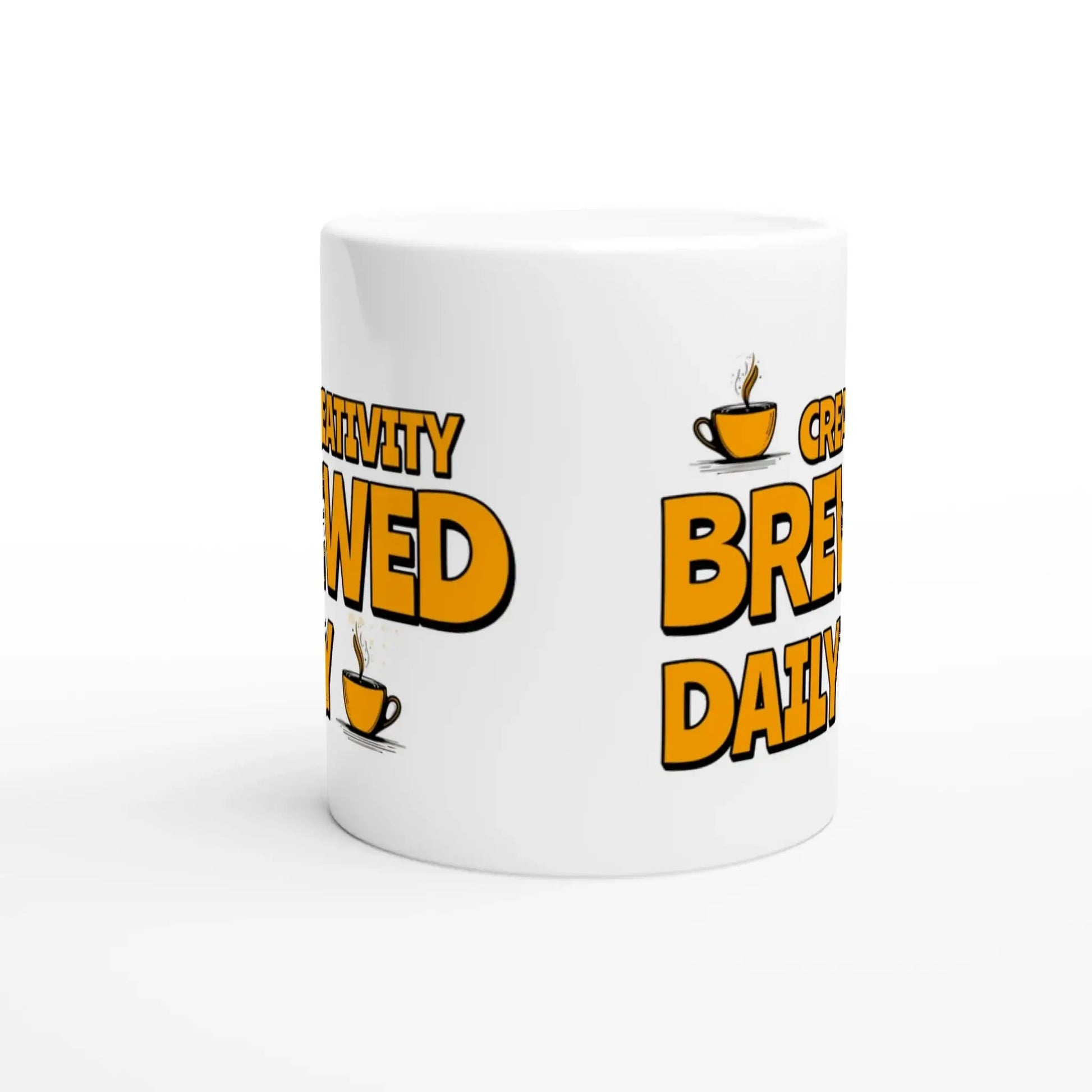 White 11oz Ceramic Mug - Mood In A Mug
