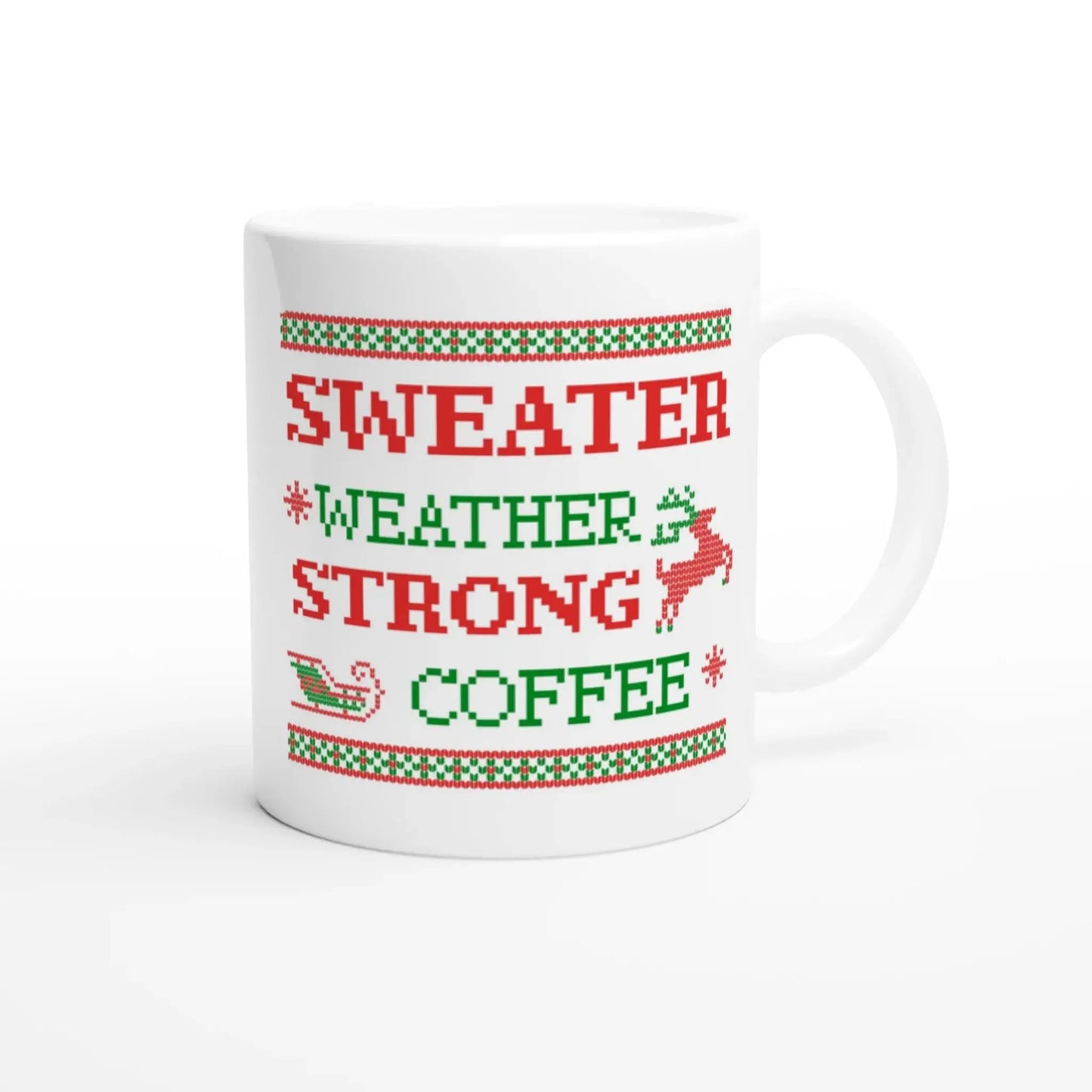White 11oz Ceramic Mug - Mood In A Mug