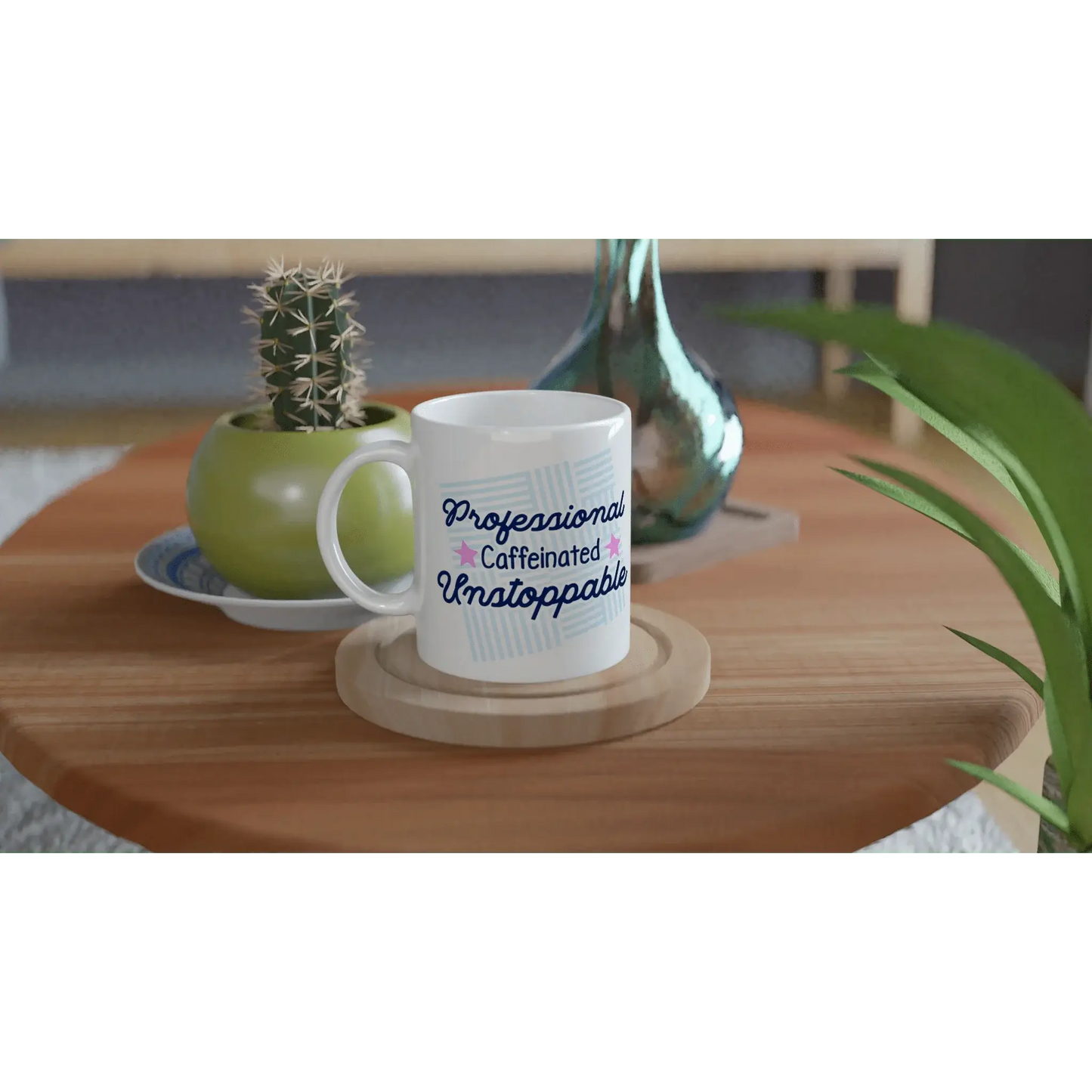 White 11oz Ceramic Mug - Mood In A Mug