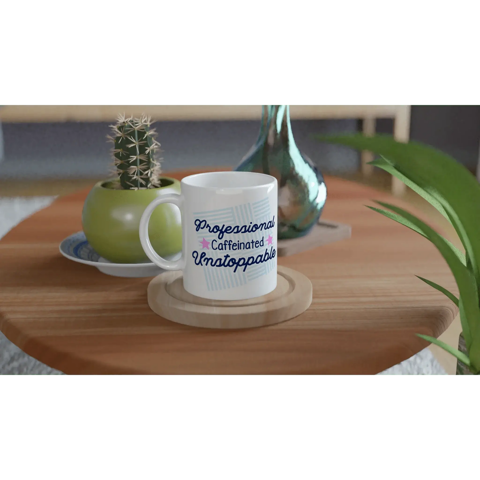 White 11oz Ceramic Mug - Mood In A Mug