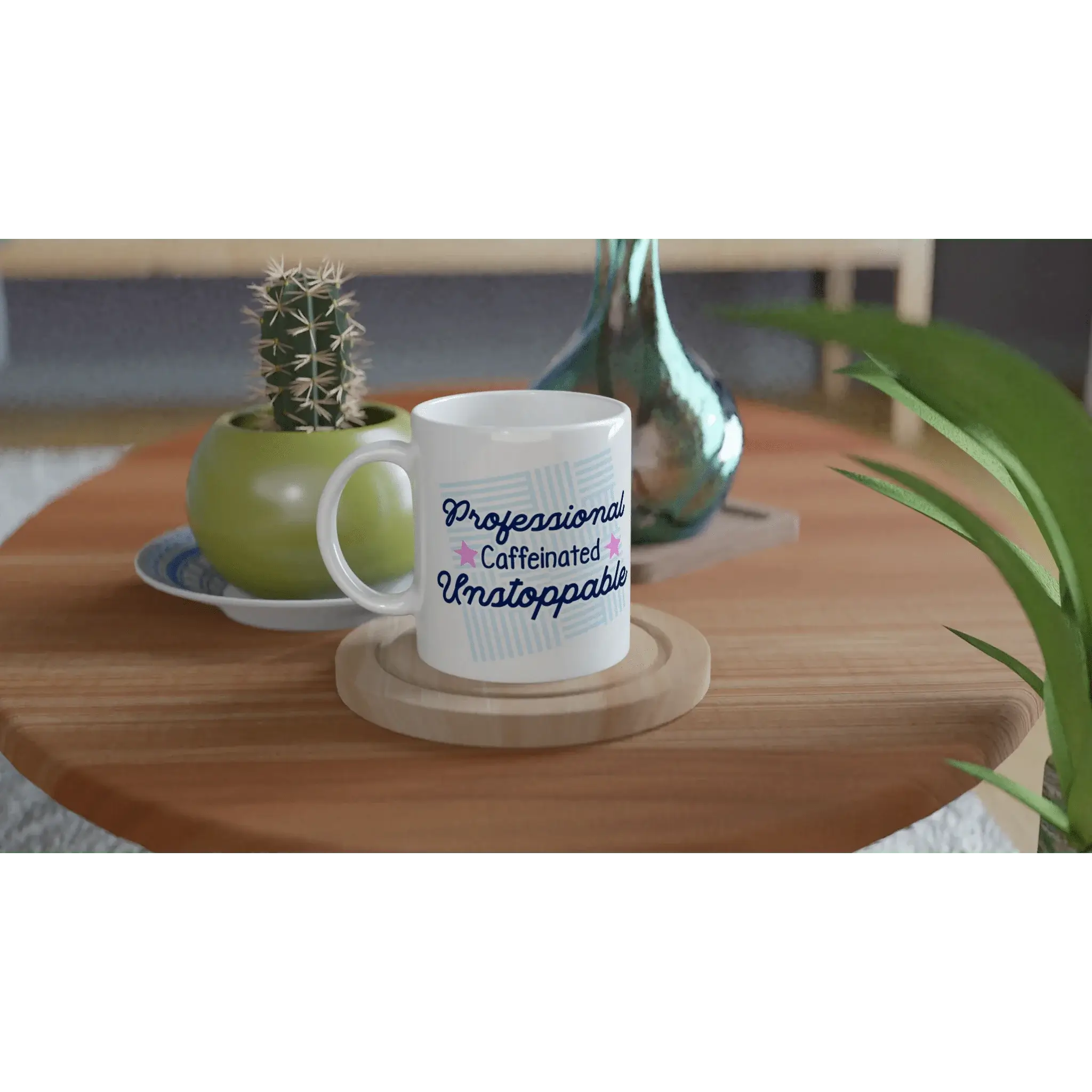 White 11oz Ceramic Mug - Mood In A Mug