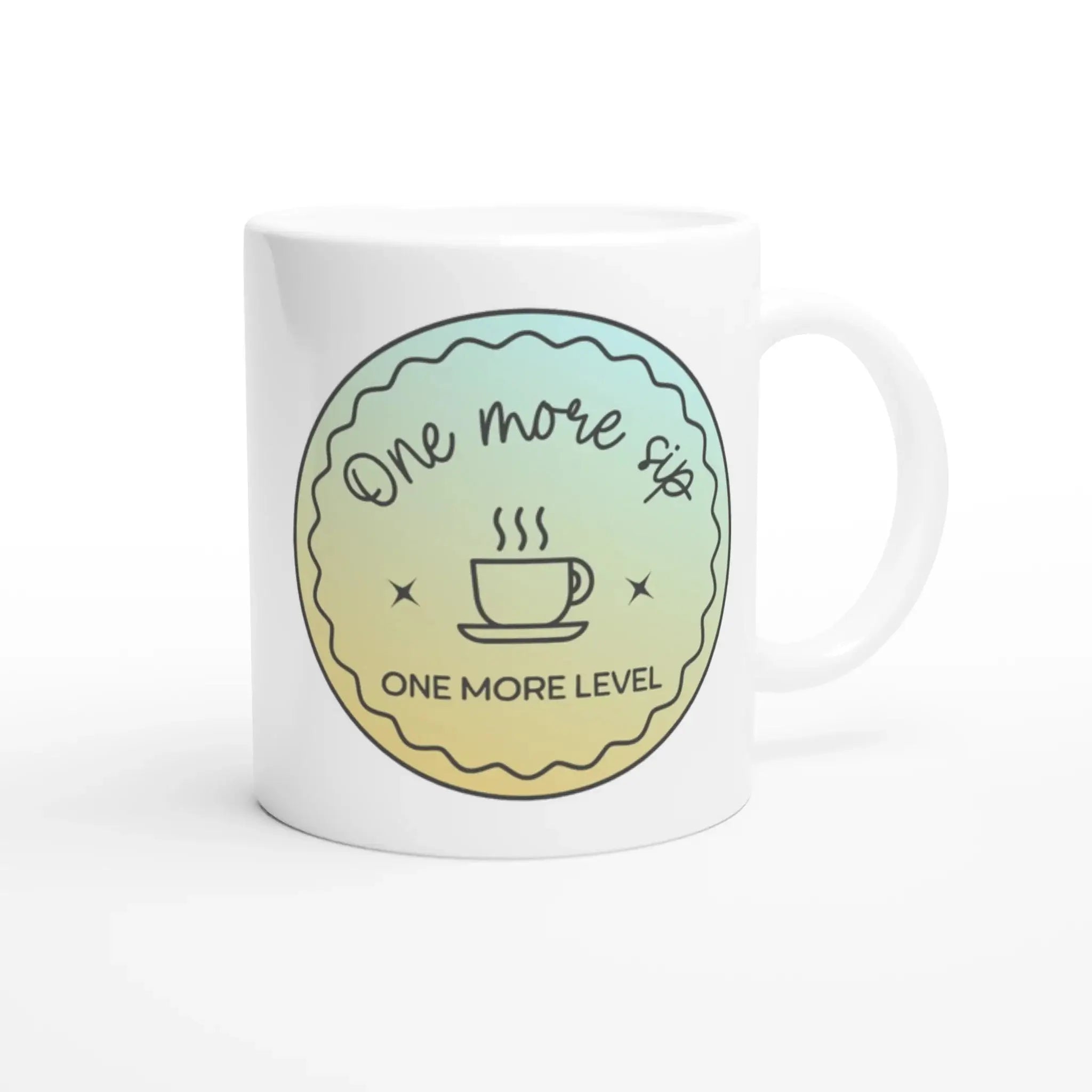 White 11oz Ceramic Mug - Mood In A Mug