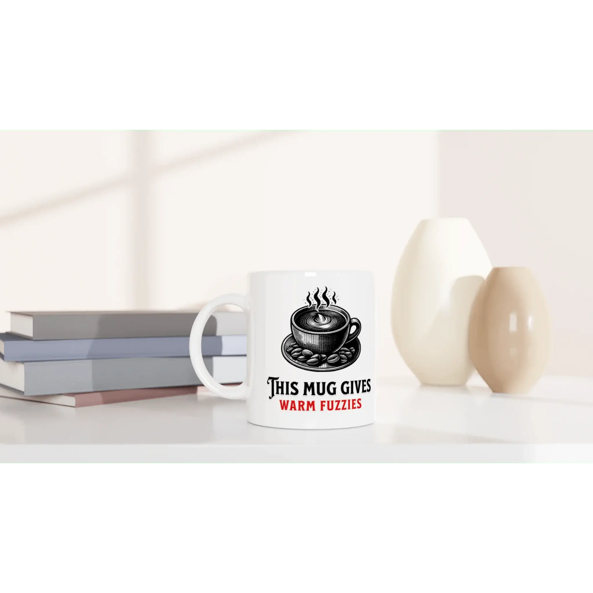 White 11oz Ceramic Mug - Mood In A Mug