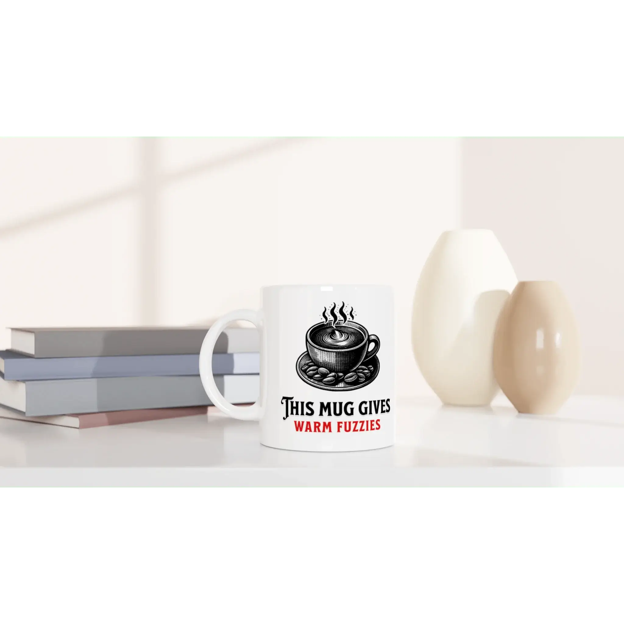 White 11oz Ceramic Mug - Mood In A Mug