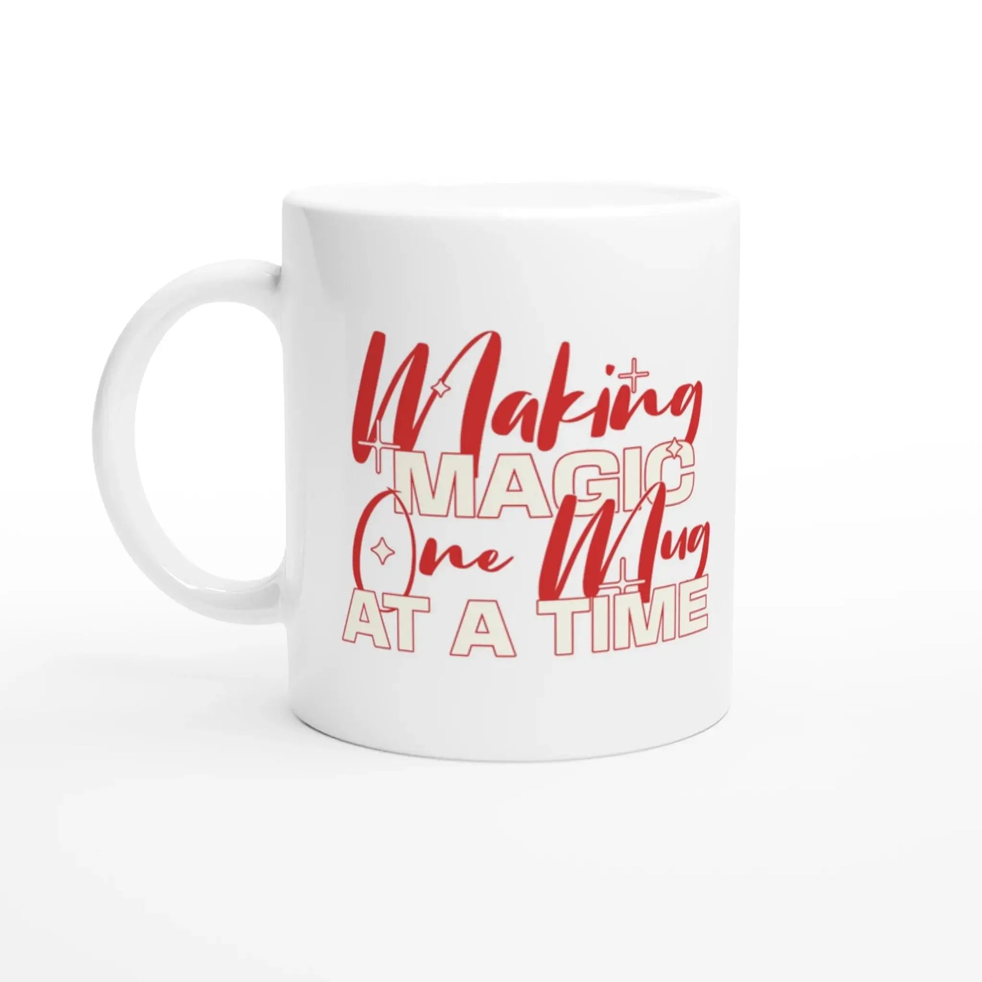 White 11oz Ceramic Mug - Mood In A Mug