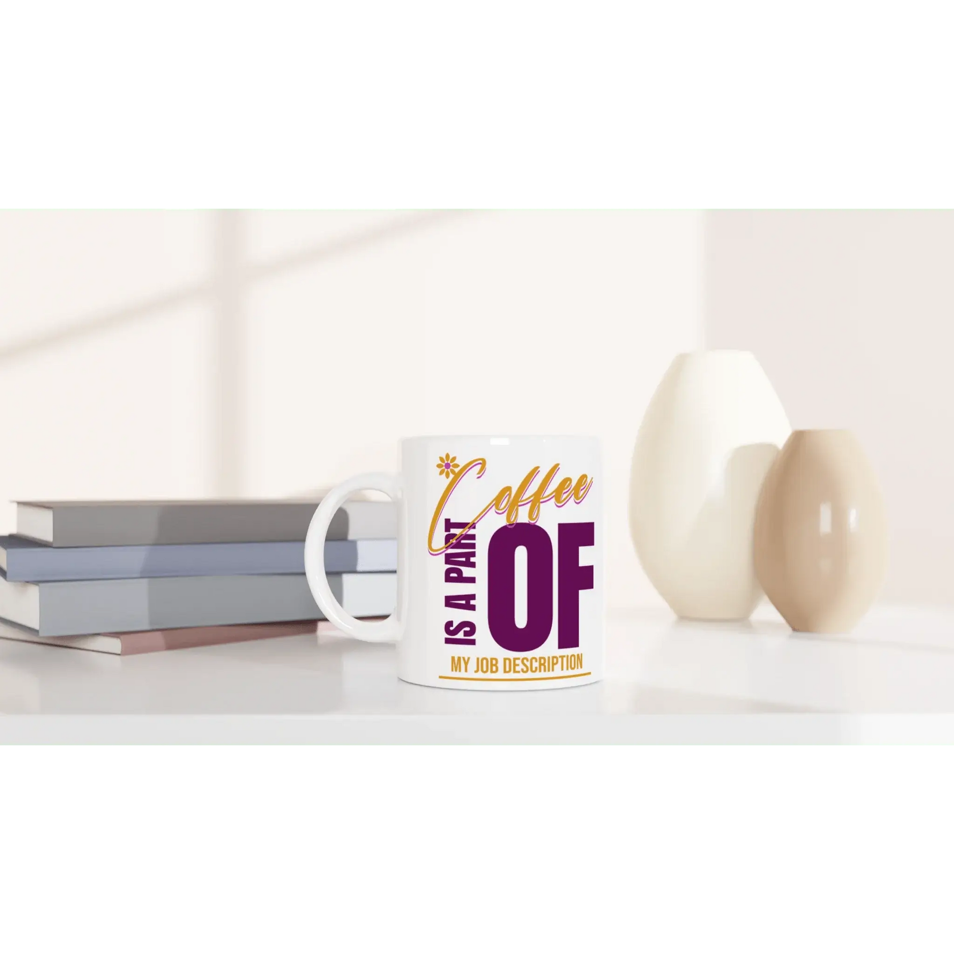 White 11oz Ceramic Mug - Mood In A Mug