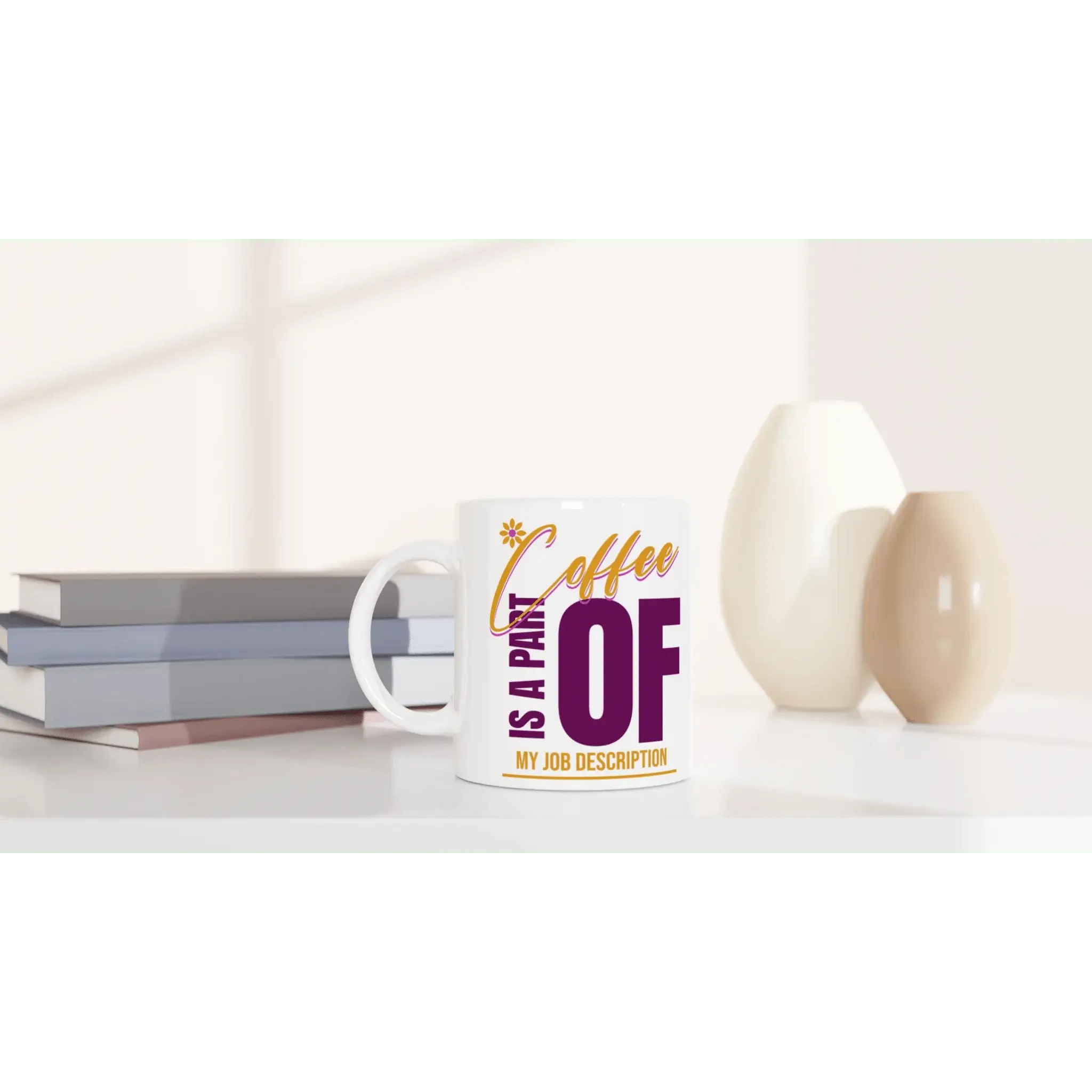 White 11oz Ceramic Mug - Mood In A Mug