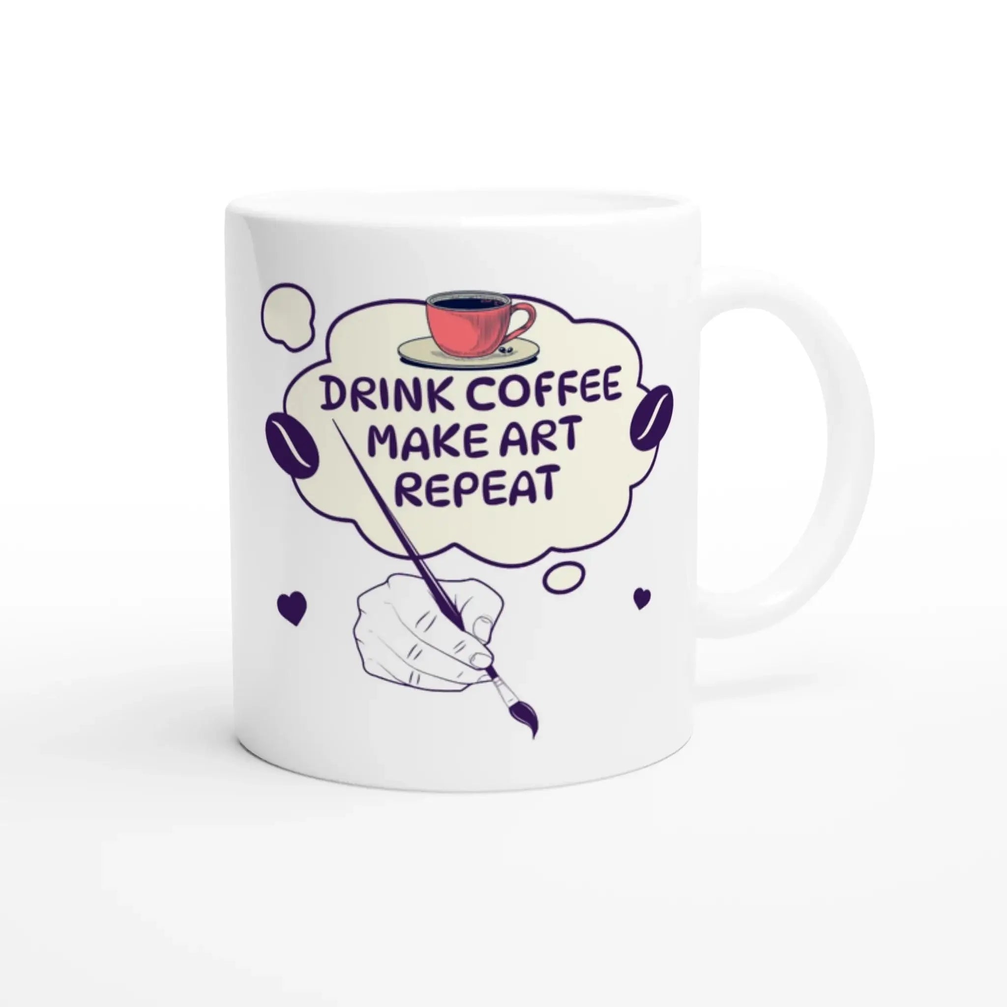 White 11oz Ceramic Mug - Mood In A Mug