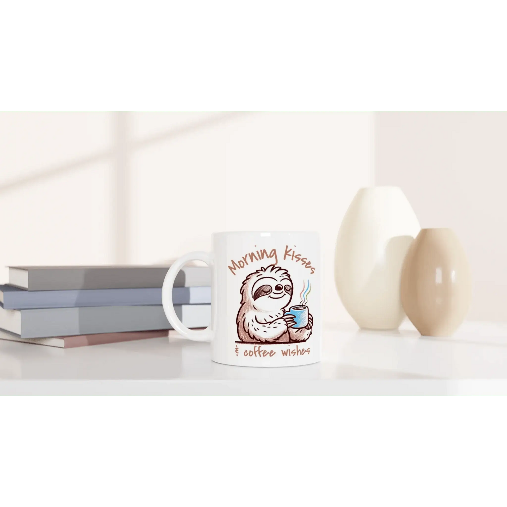 White 11oz Ceramic Mug - Mood In A Mug