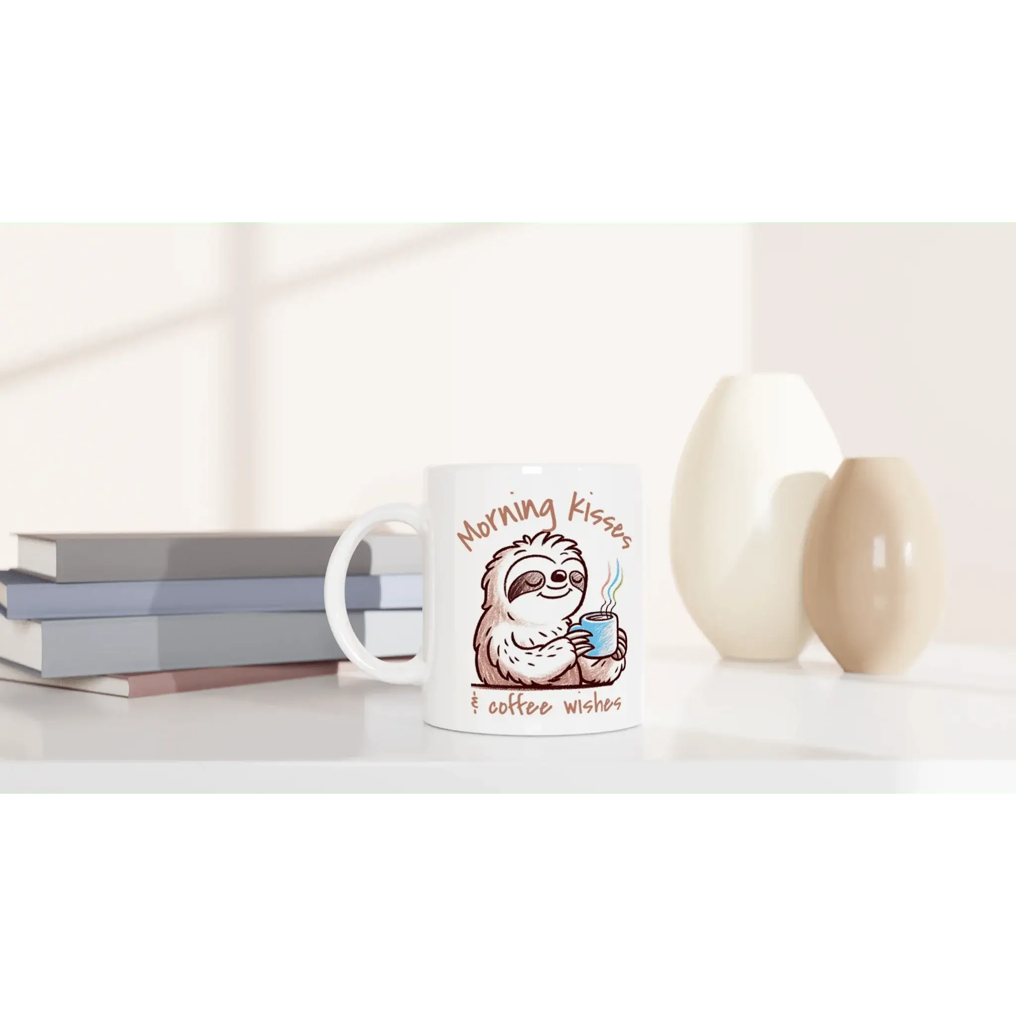 White 11oz Ceramic Mug - Mood In A Mug