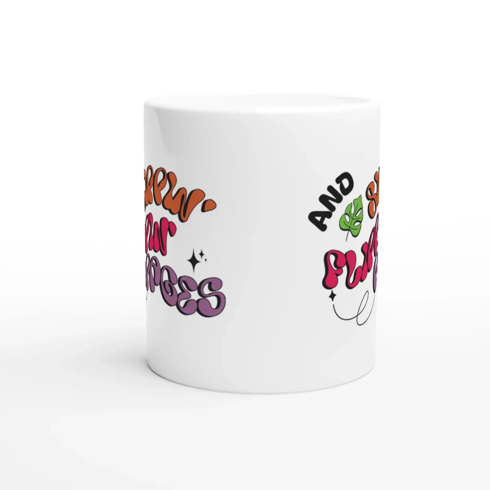 White 11oz Ceramic Mug - Mood In A Mug