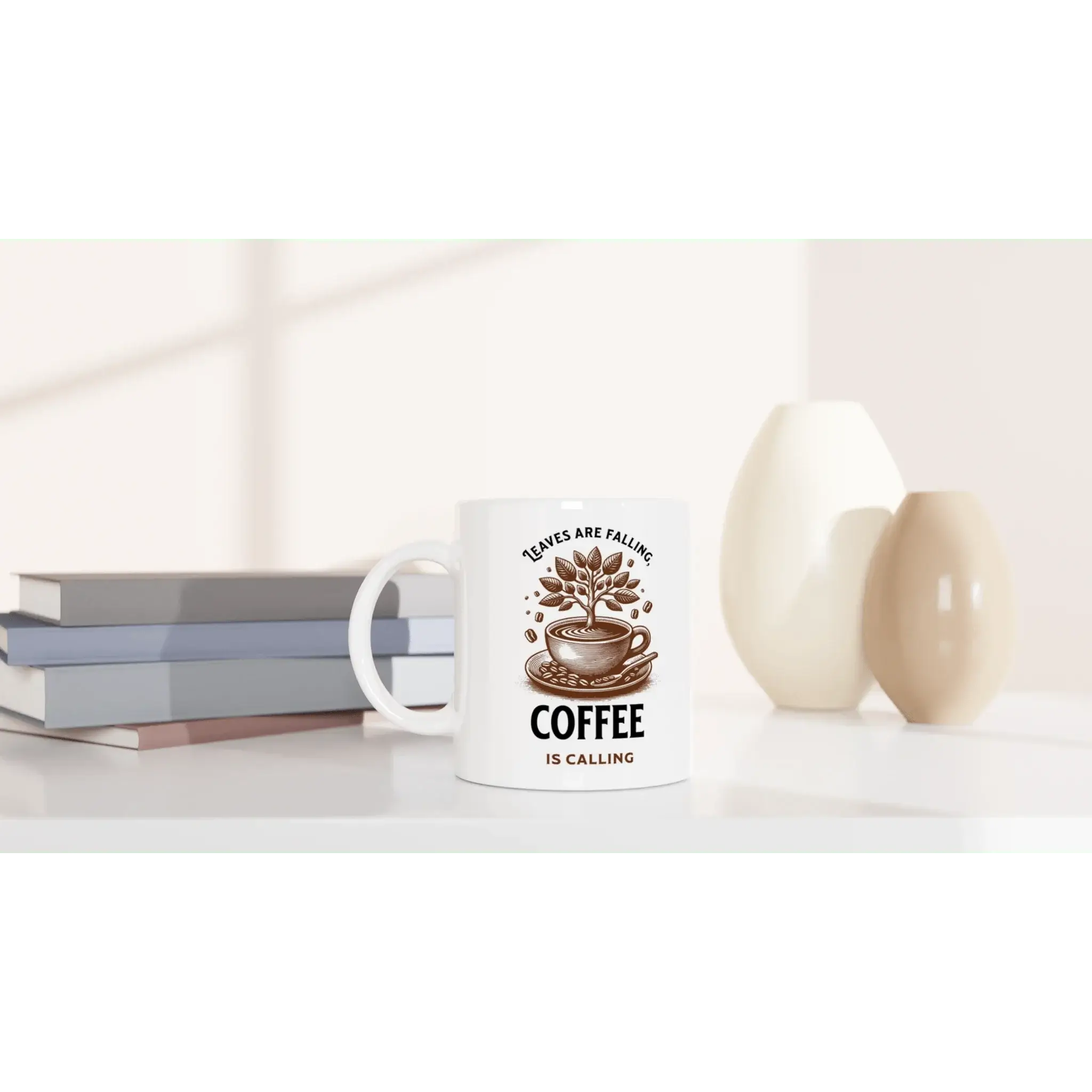 White 11oz Ceramic Mug - Mood In A Mug