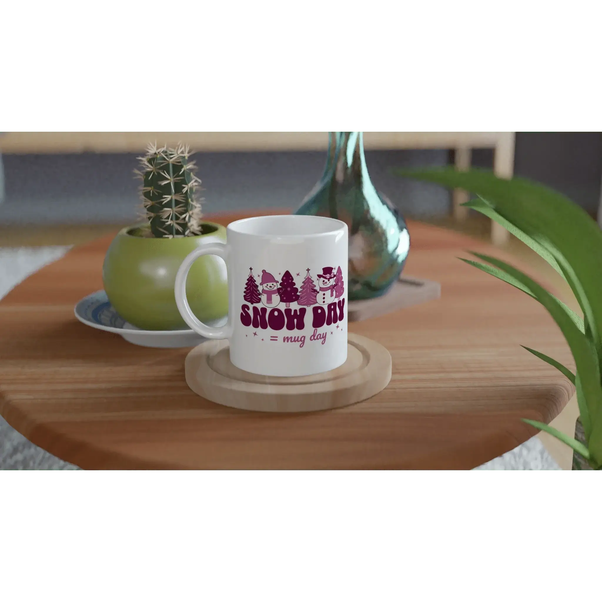 White 11oz Ceramic Mug - Mood In A Mug