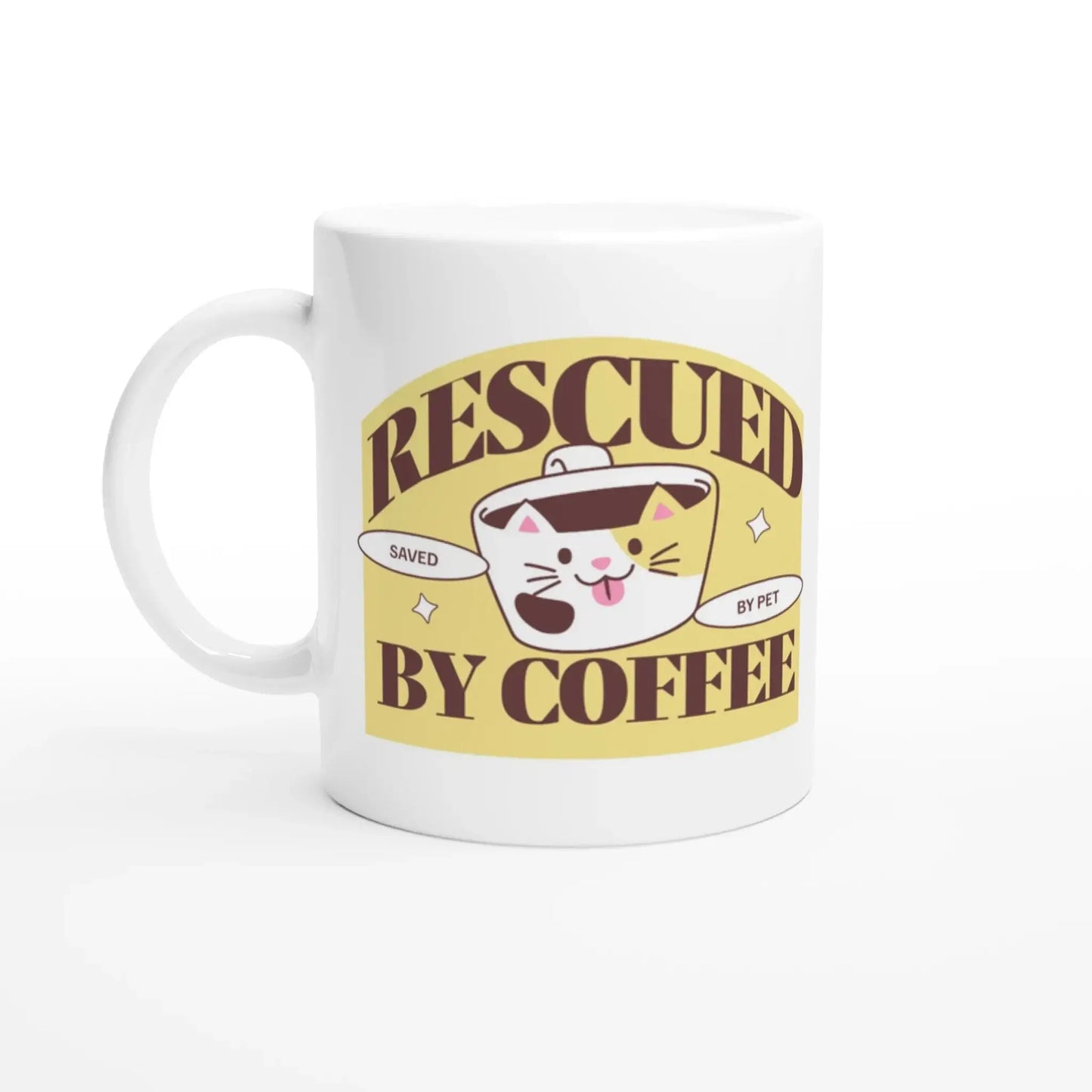 White 11oz Ceramic Mug - Mood In A Mug