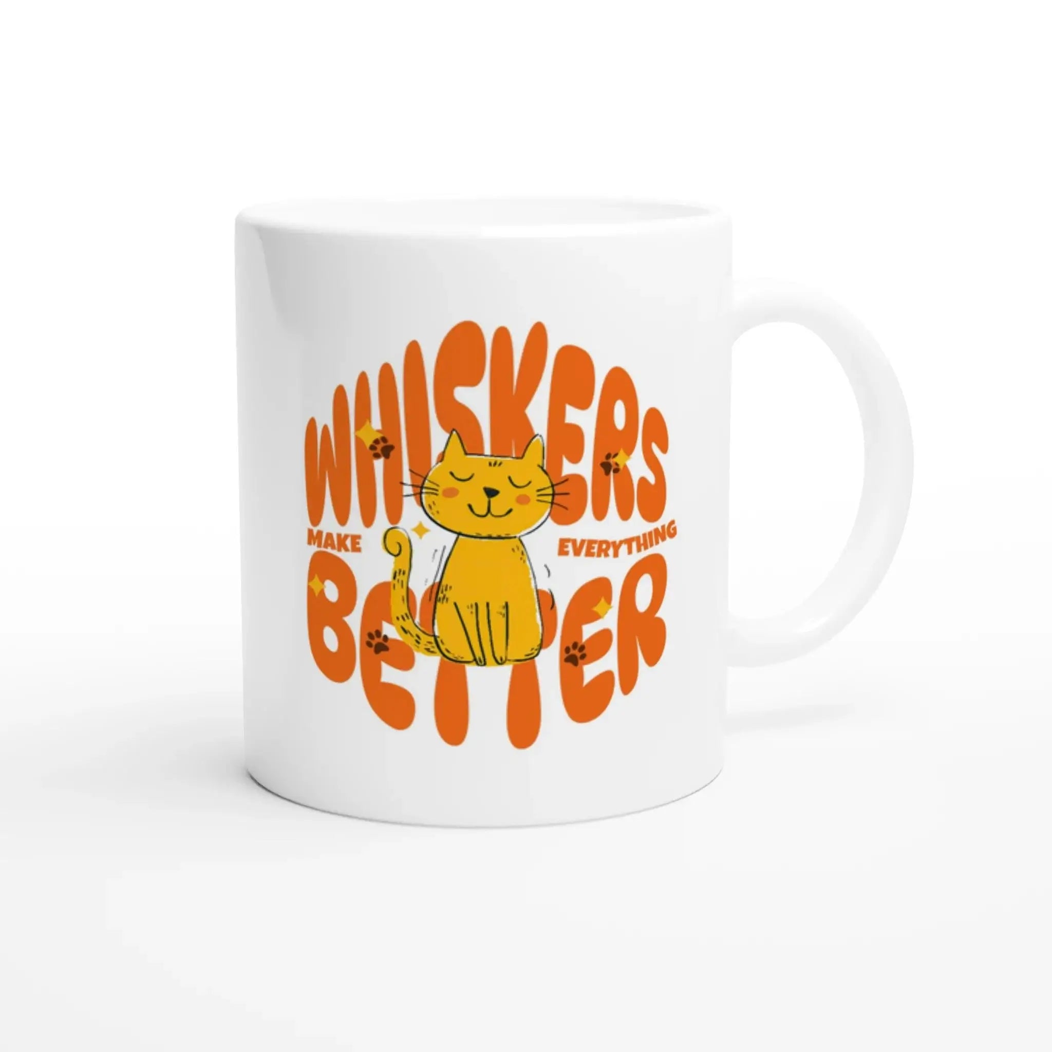 White 11oz Ceramic Mug - Mood In A Mug