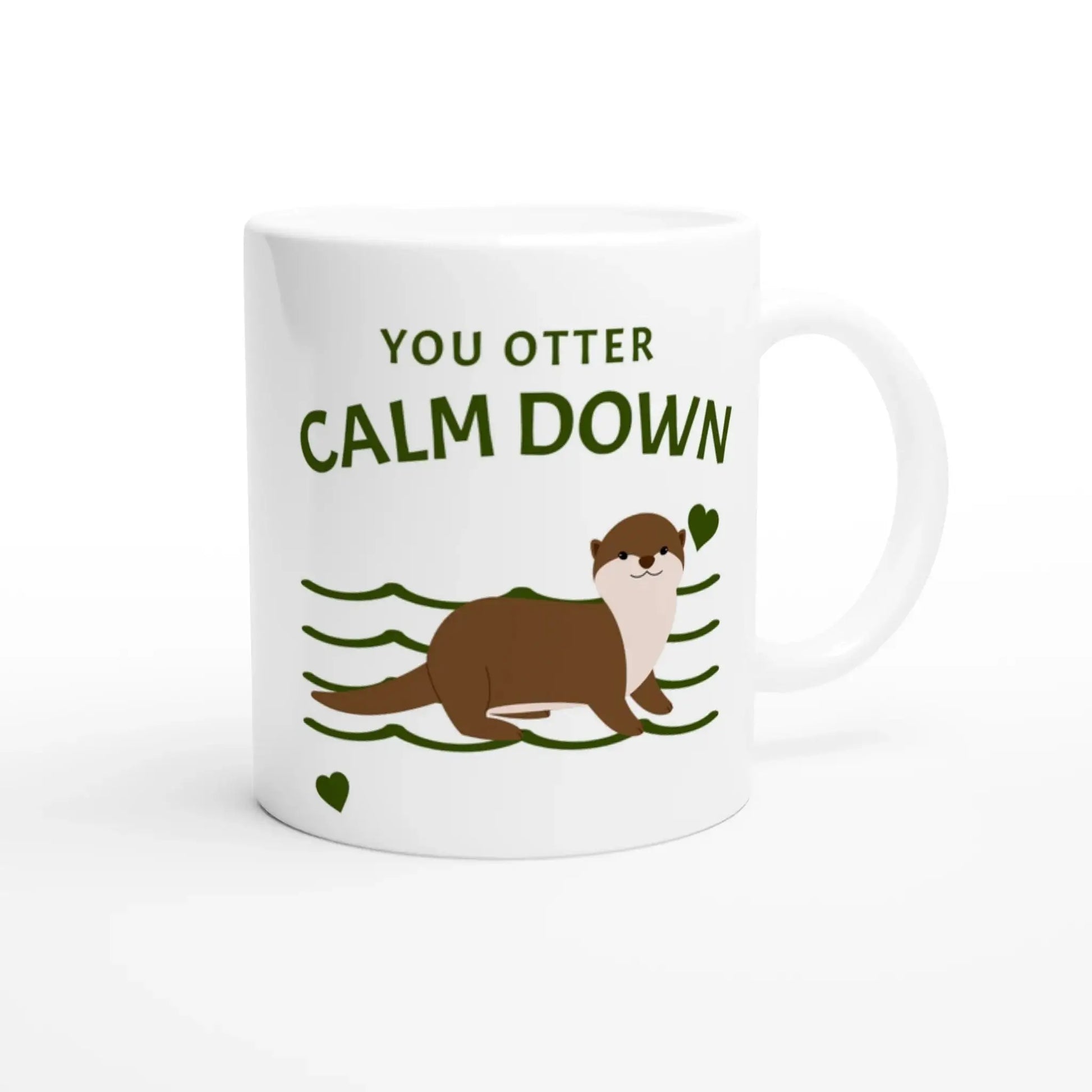 White 11oz Ceramic Mug - Mood In A Mug