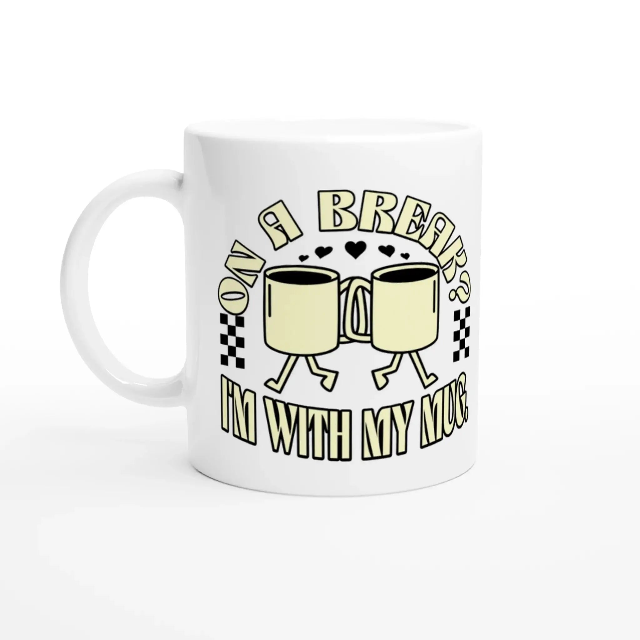 White 11oz Ceramic Mug - Mood In A Mug
