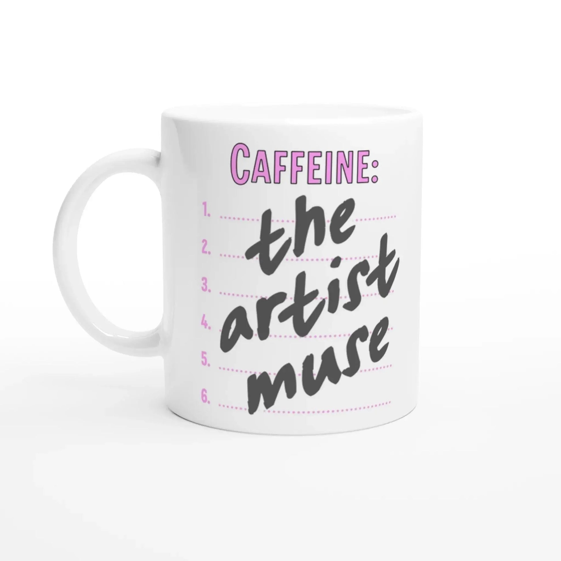 White 11oz Ceramic Mug - Mood In A Mug