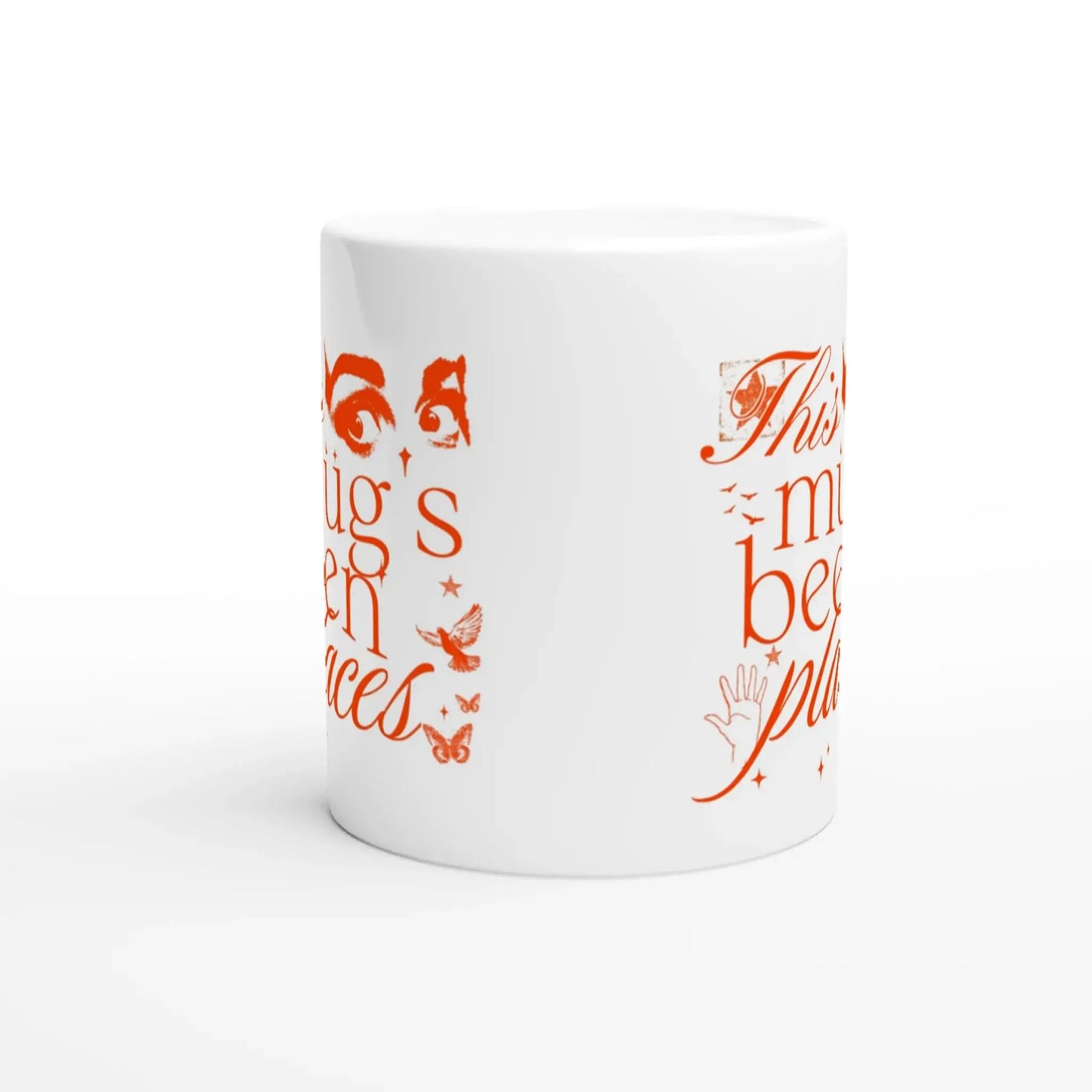 White 11oz Ceramic Mug - Mood In A Mug