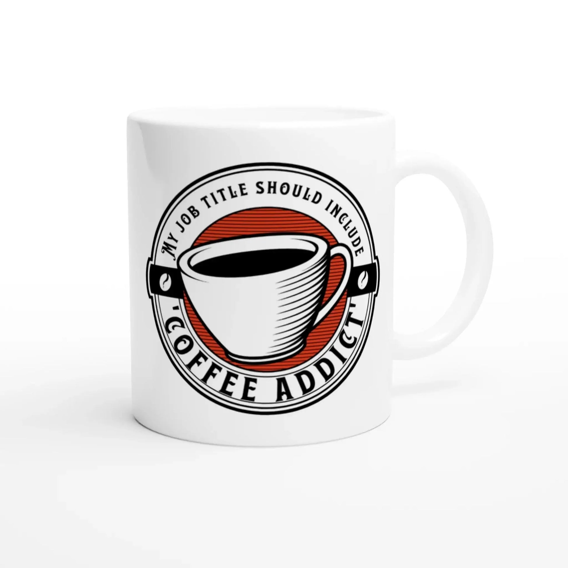 White 11oz Ceramic Mug - Mood In A Mug