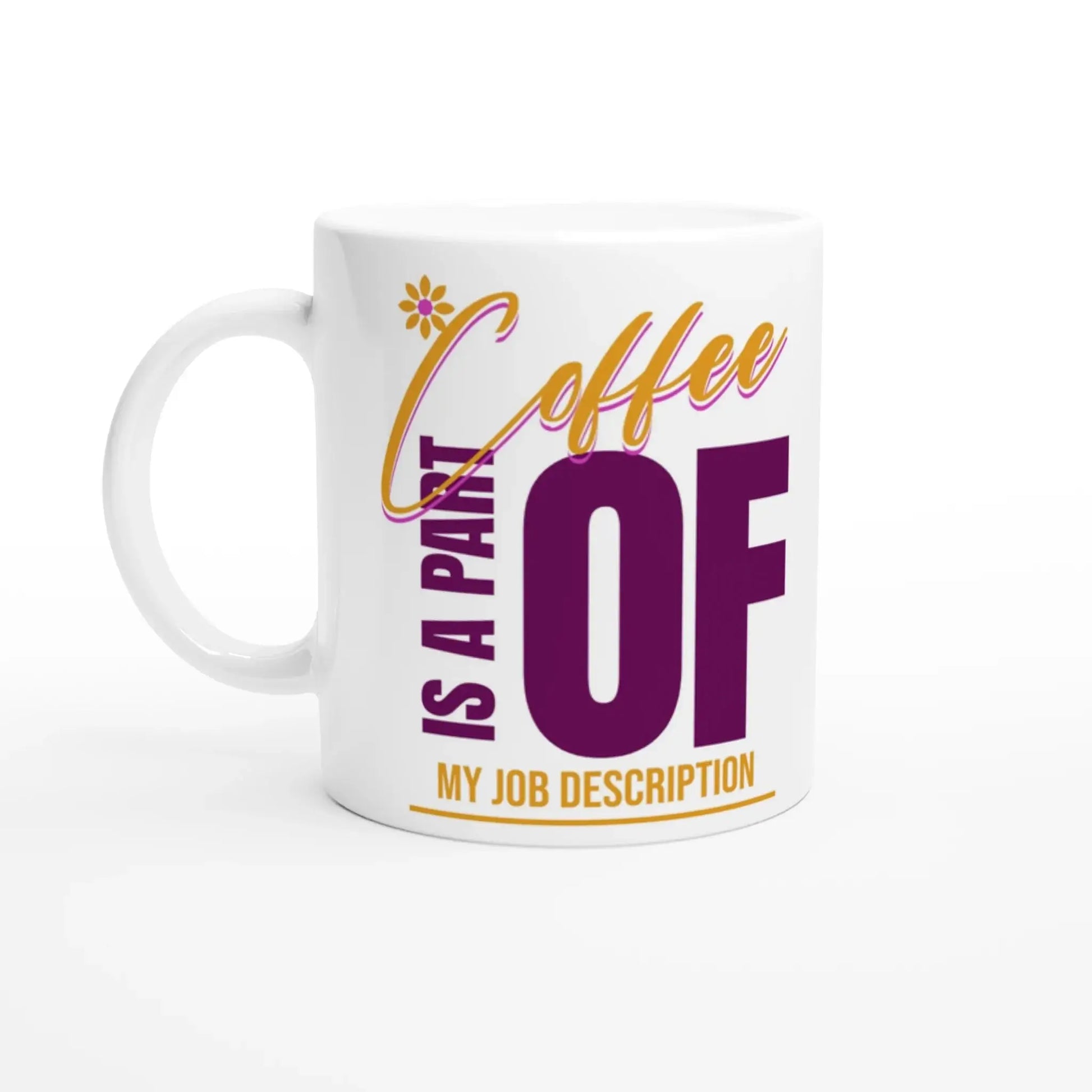 White 11oz Ceramic Mug - Mood In A Mug