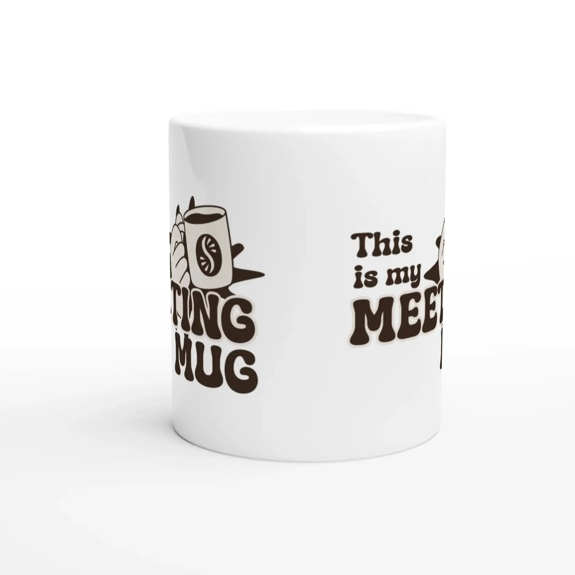 White 11oz Ceramic Mug - Mood In A Mug