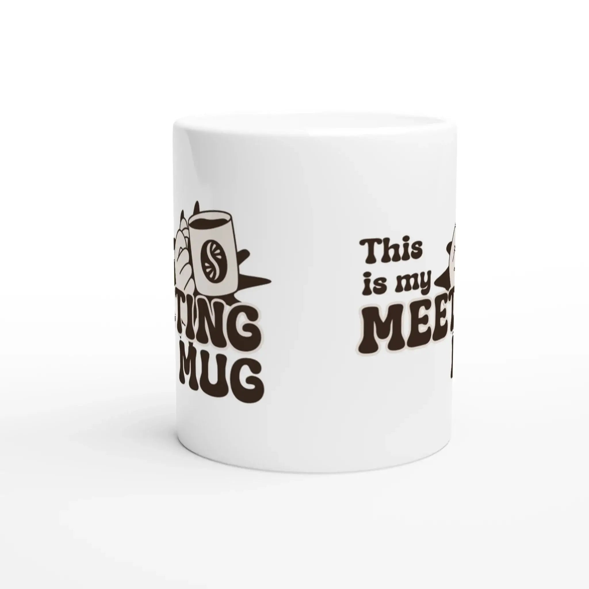 White 11oz Ceramic Mug - Mood In A Mug