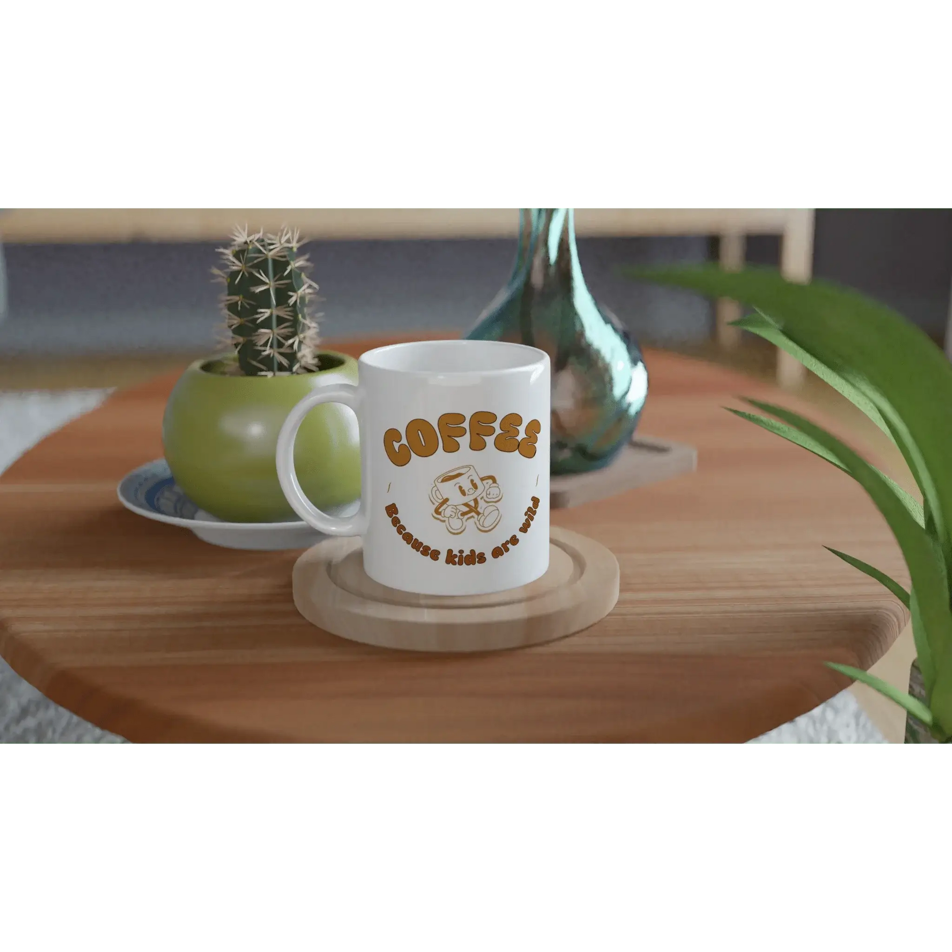 White 11oz Ceramic Mug - Mood In A Mug