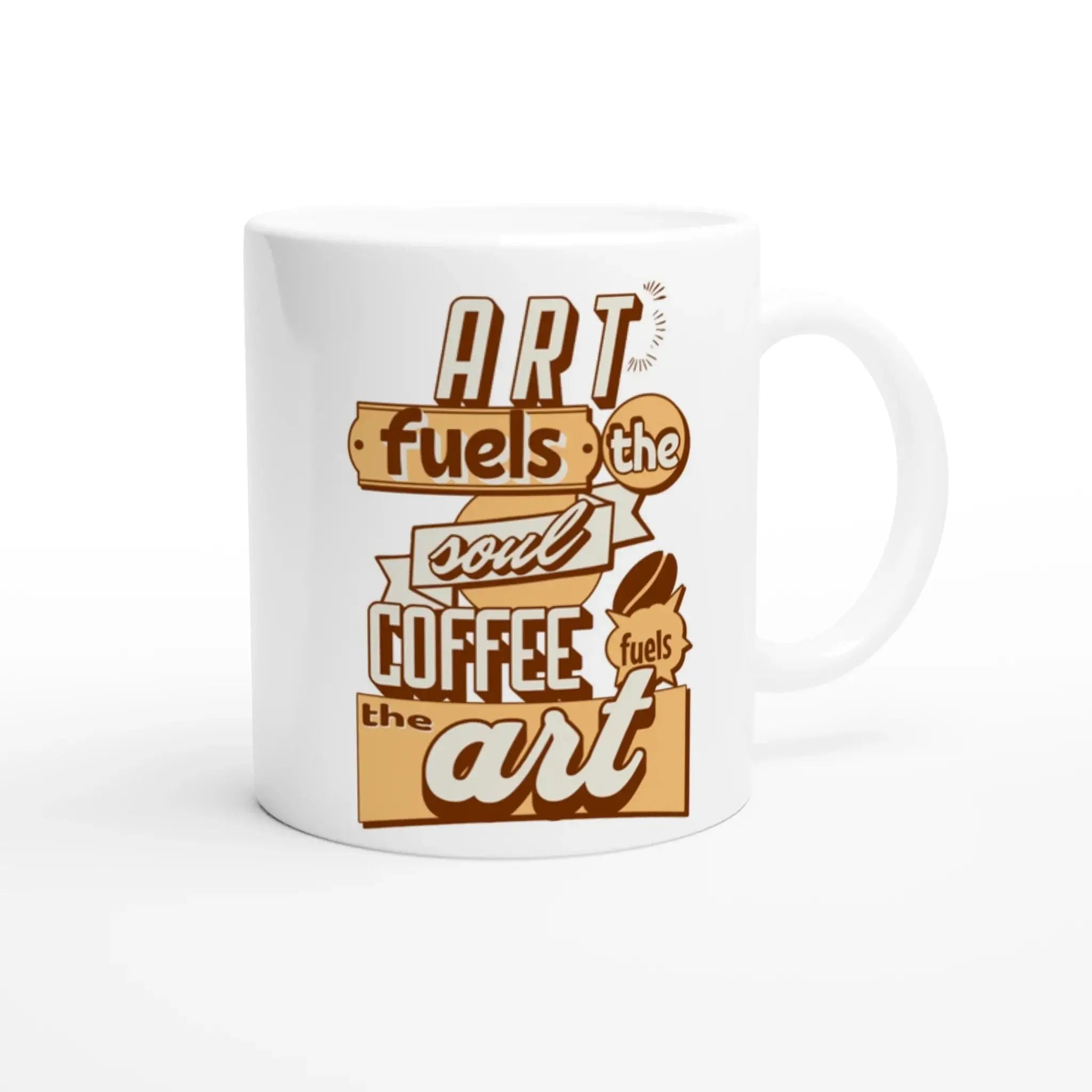 White 11oz Ceramic Mug - Mood In A Mug