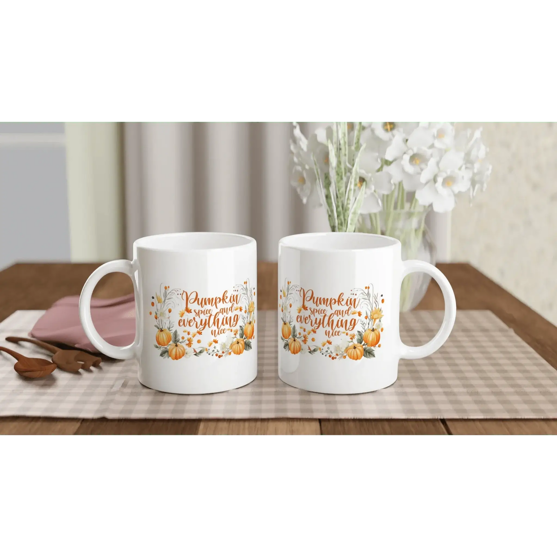 White 11oz Ceramic Mug - Mood In A Mug