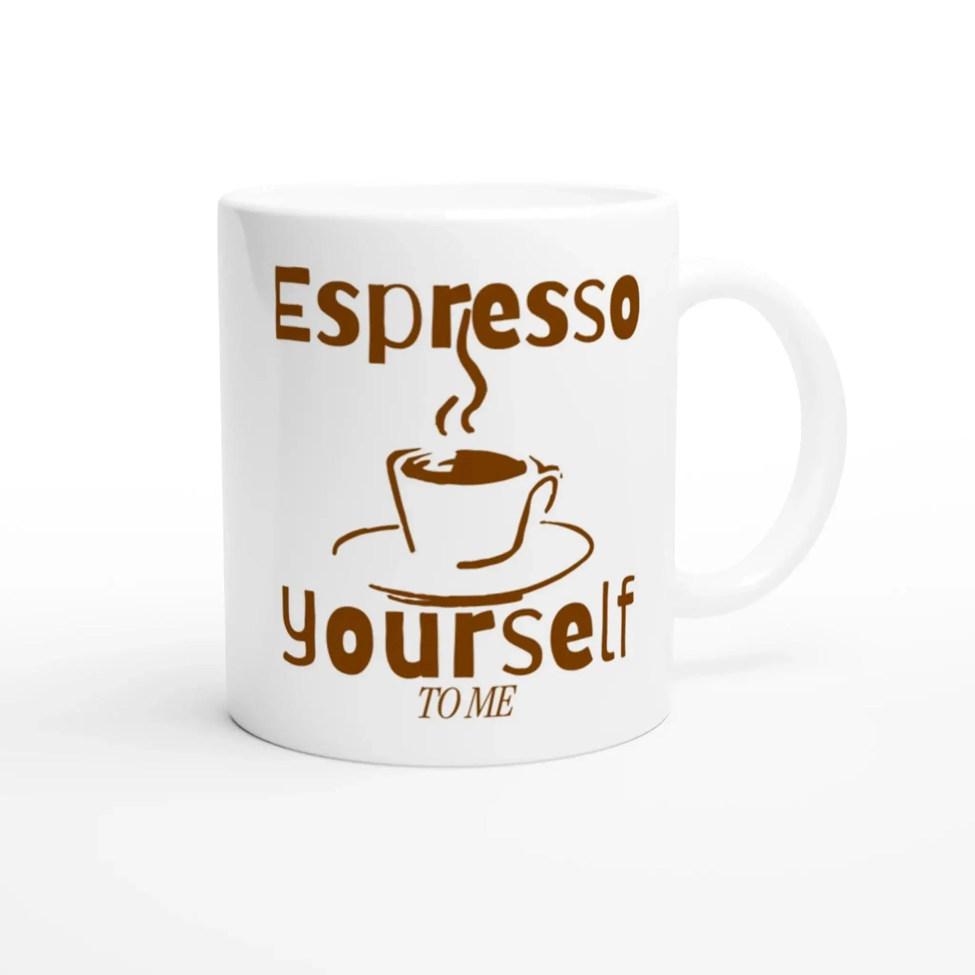 White 11oz Ceramic Mug - Mood In A Mug