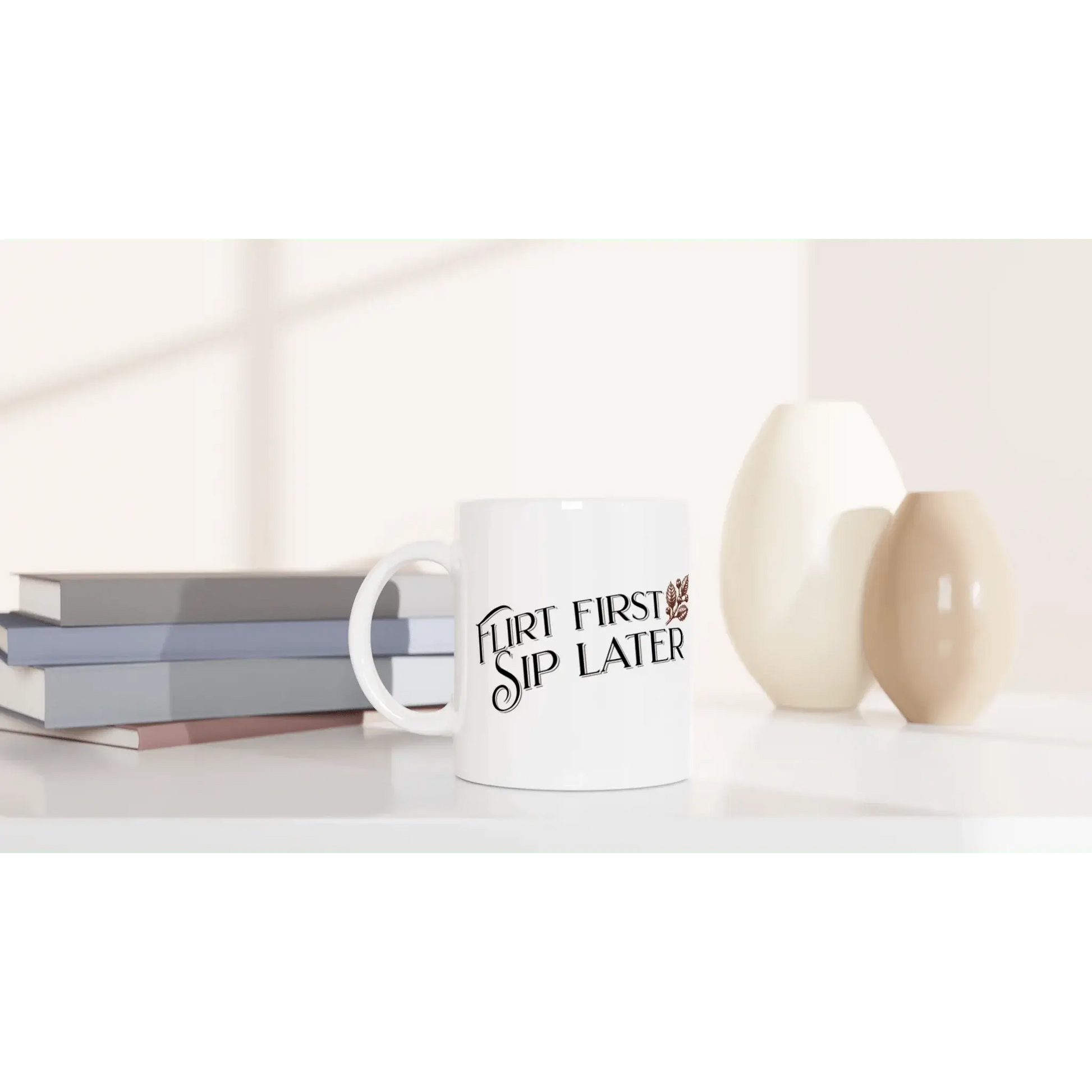White 11oz Ceramic Mug - Mood In A Mug
