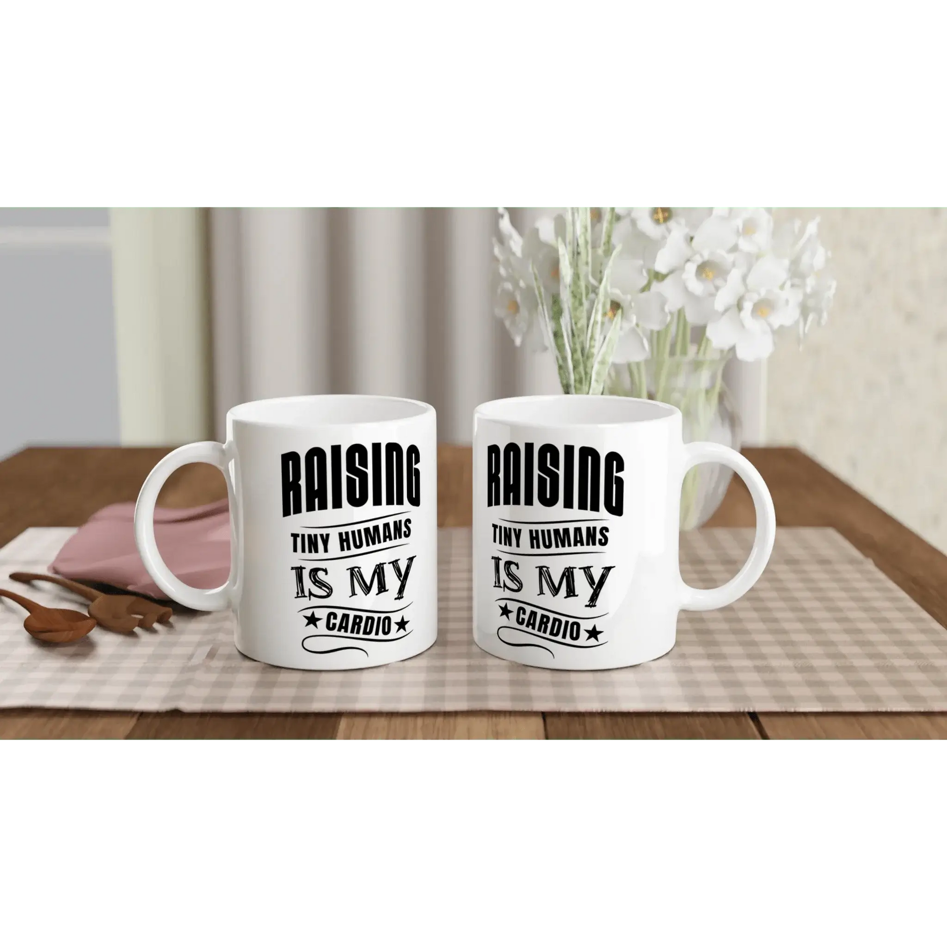 White 11oz Ceramic Mug - Mood In A Mug