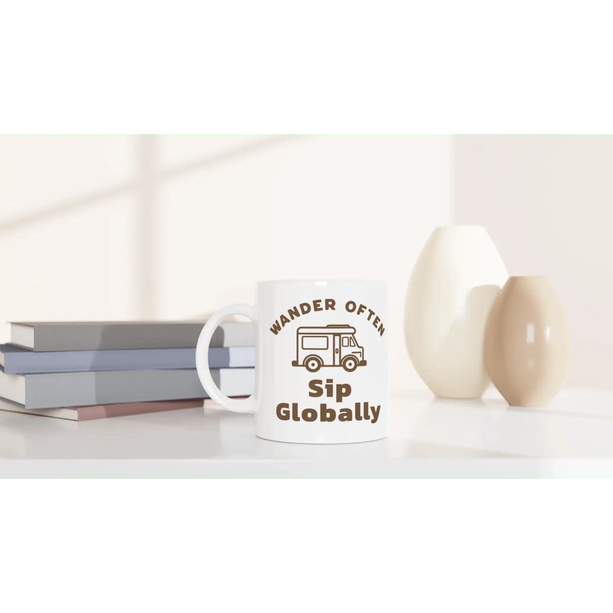 White 11oz Ceramic Mug - Mood In A Mug