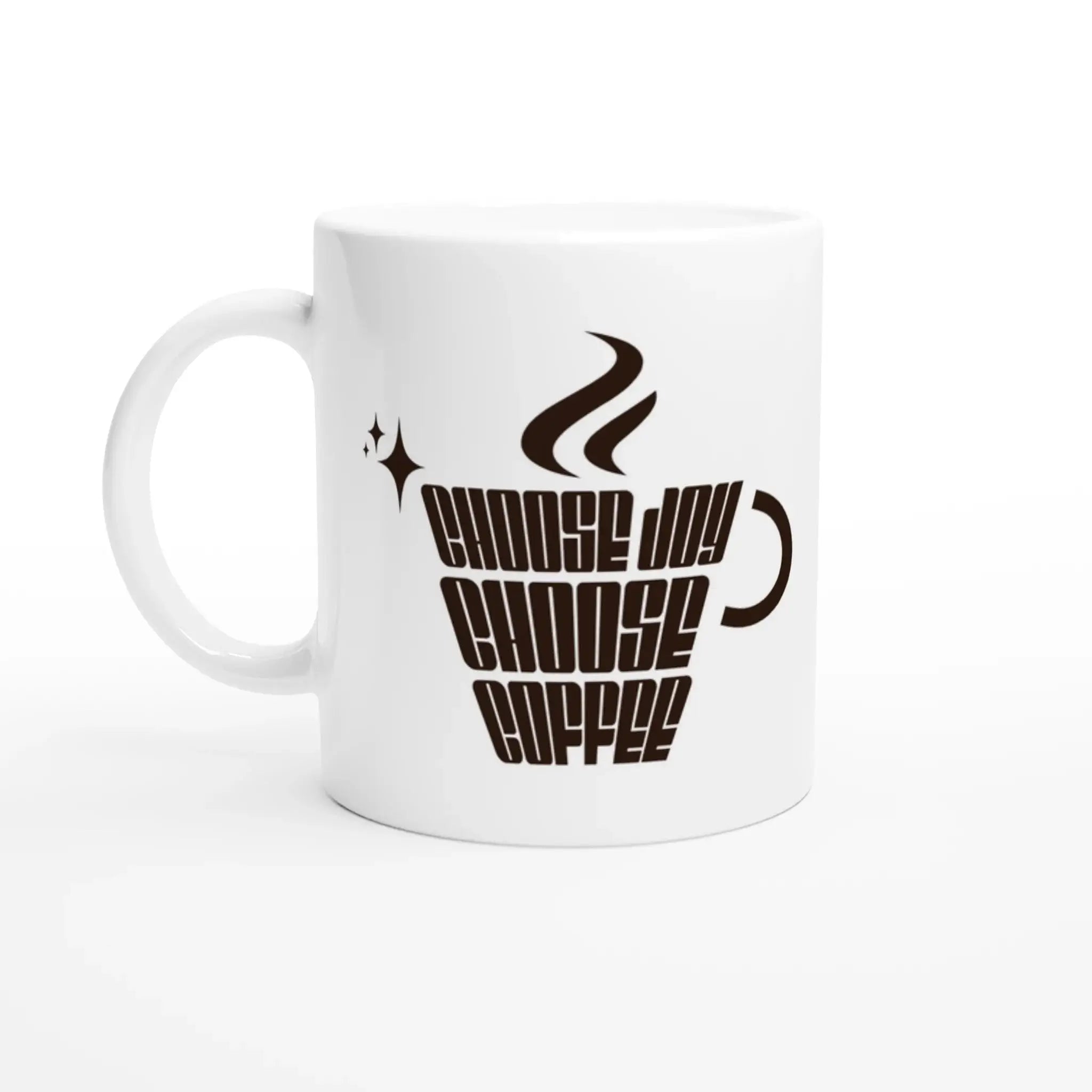 White 11oz Ceramic Mug - Mood In A Mug