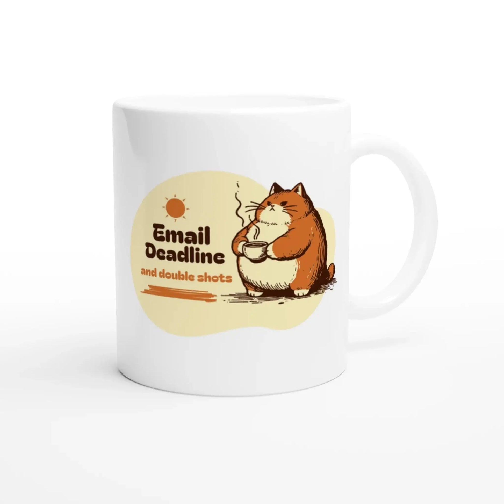 White 11oz Ceramic Mug - Mood In A Mug