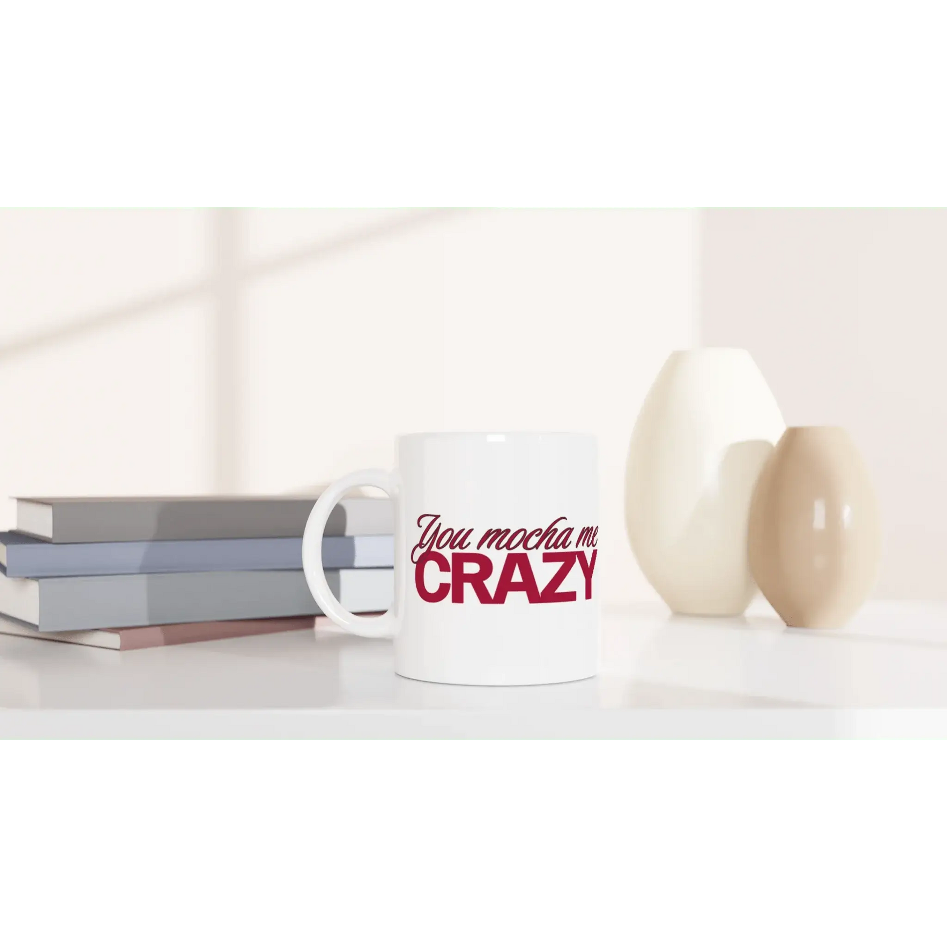 White 11oz Ceramic Mug - Mood In A Mug