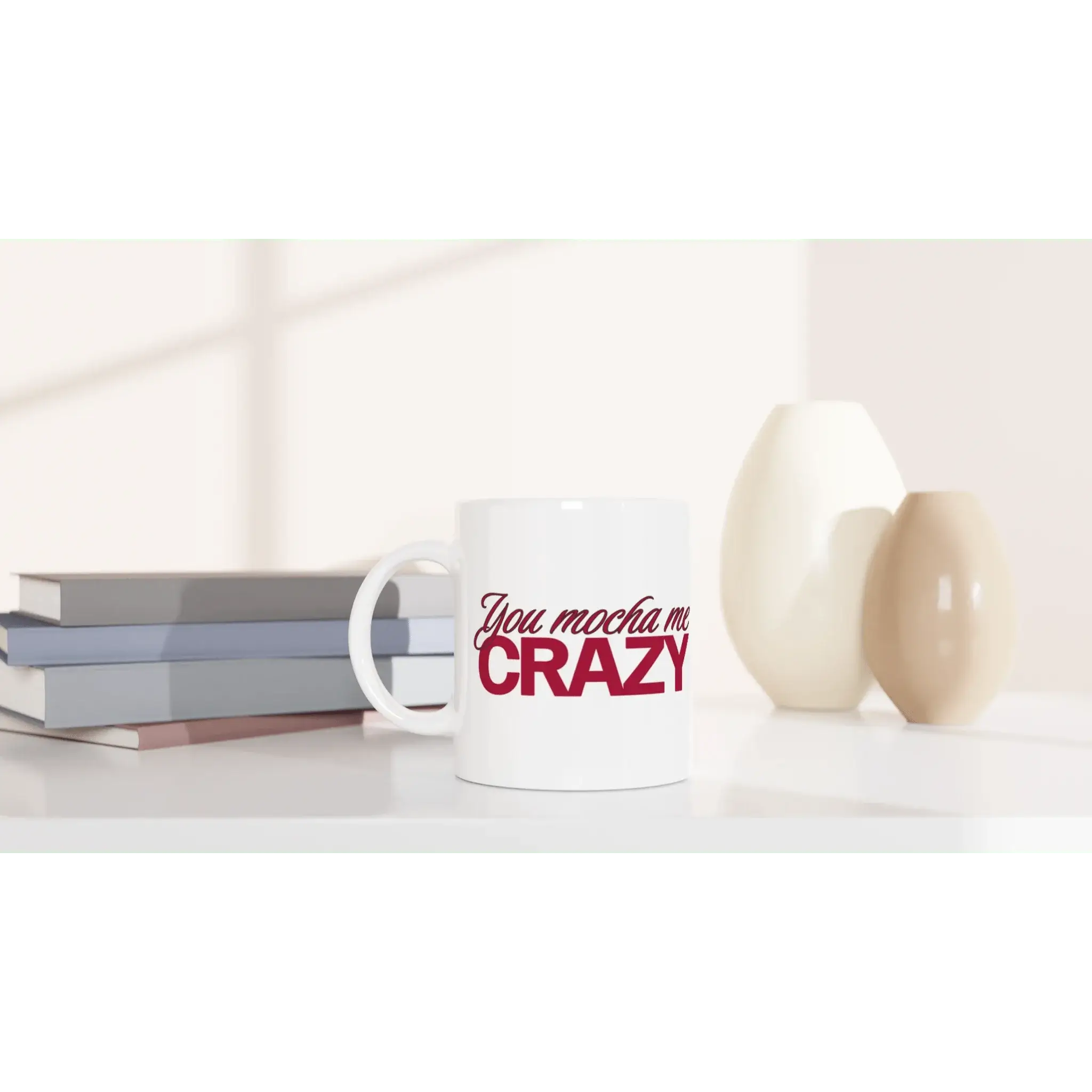 White 11oz Ceramic Mug - Mood In A Mug