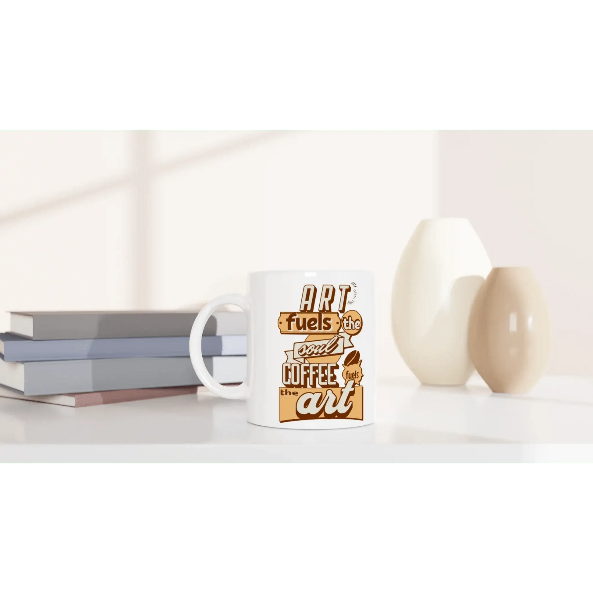White 11oz Ceramic Mug - Mood In A Mug