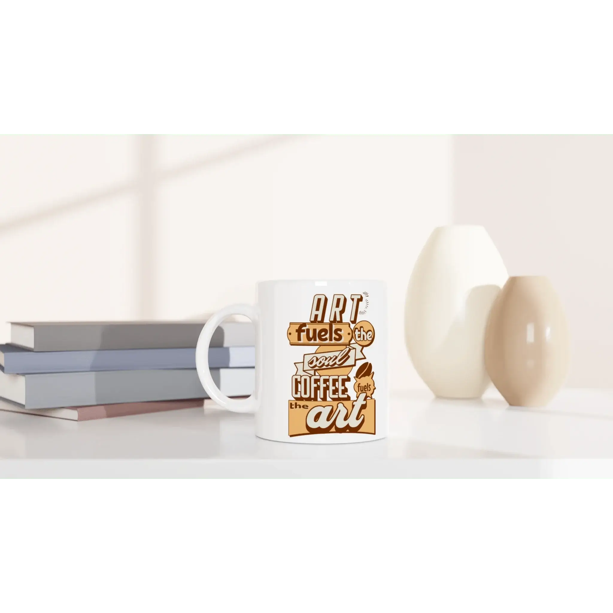 White 11oz Ceramic Mug - Mood In A Mug
