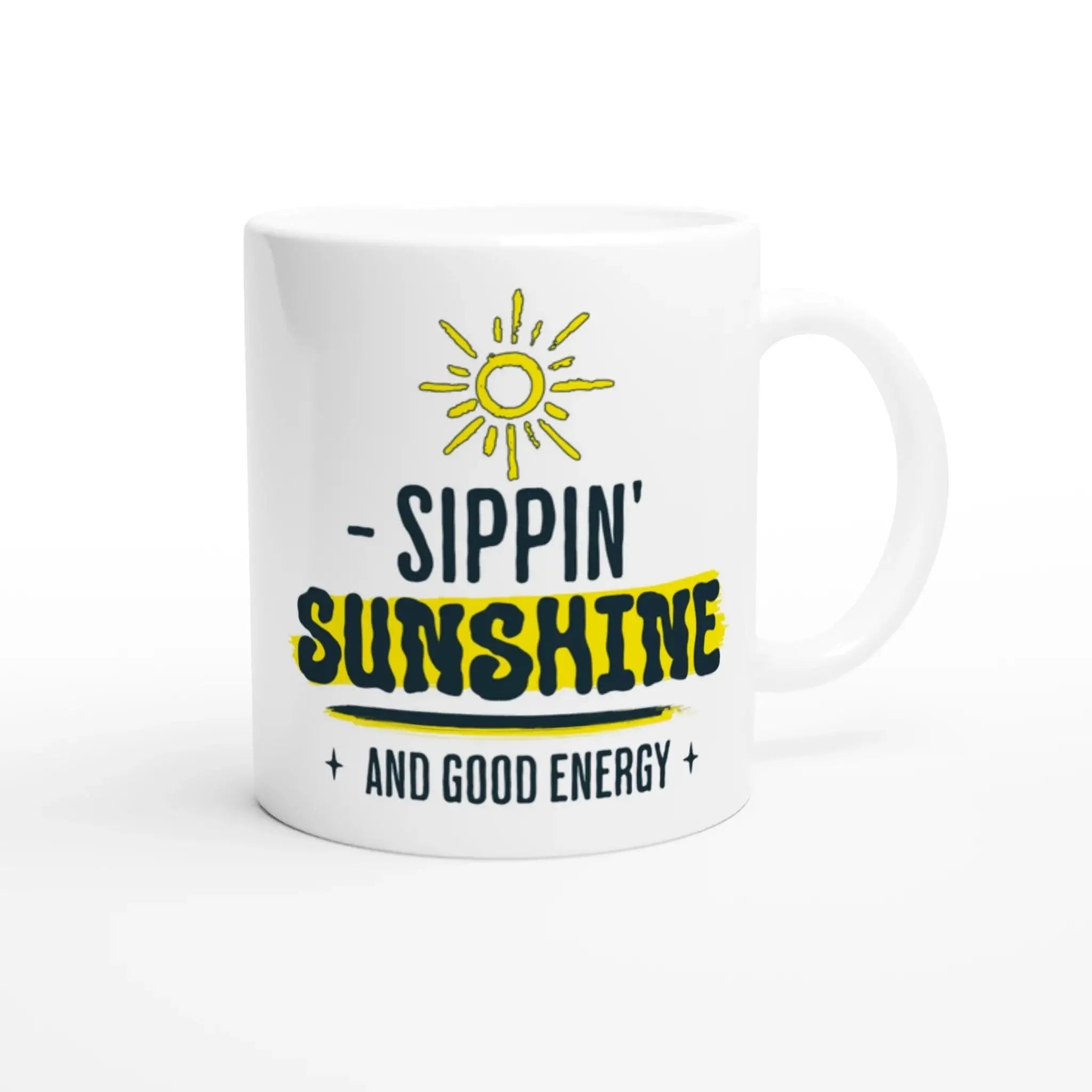 White 11oz Ceramic Mug - Mood In A Mug