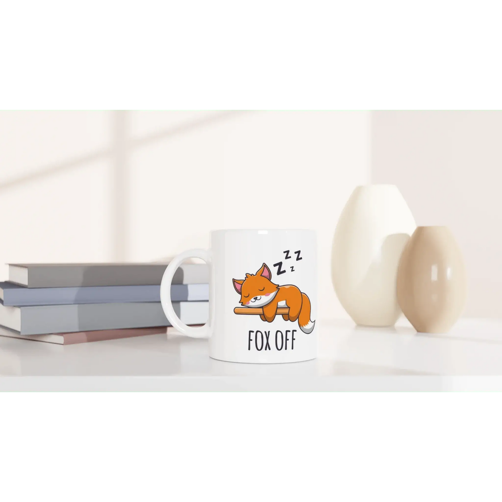 White 11oz Ceramic Mug - Mood In A Mug