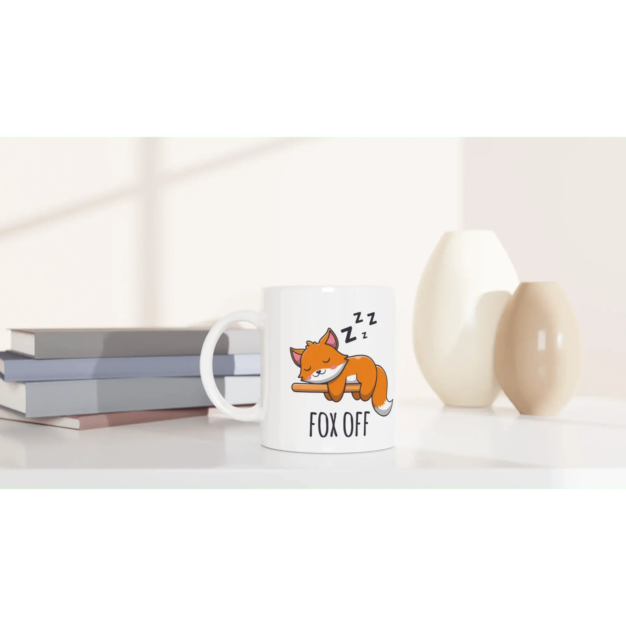 White 11oz Ceramic Mug - Mood In A Mug