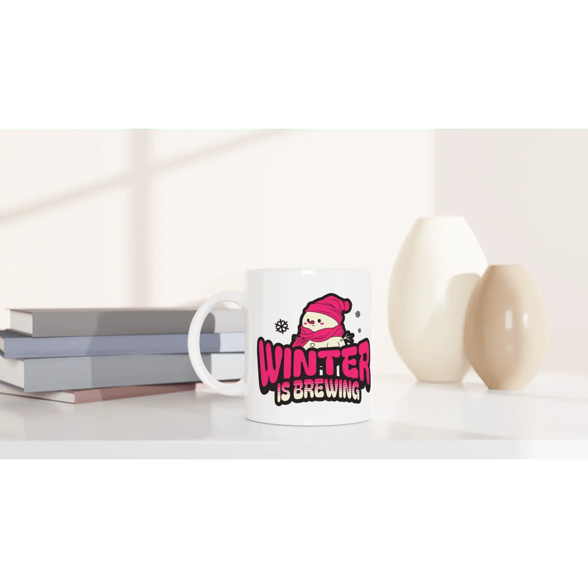 White 11oz Ceramic Mug - Mood In A Mug