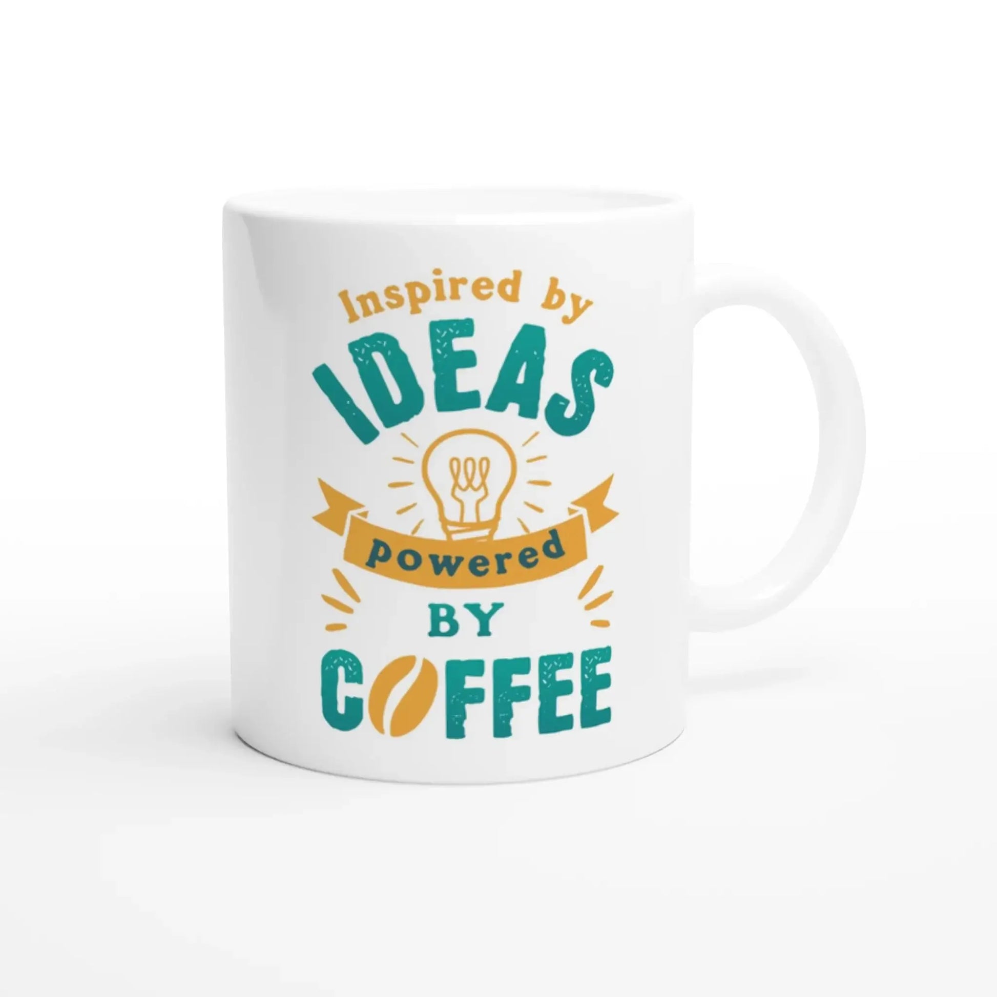 White 11oz Ceramic Mug - Mood In A Mug